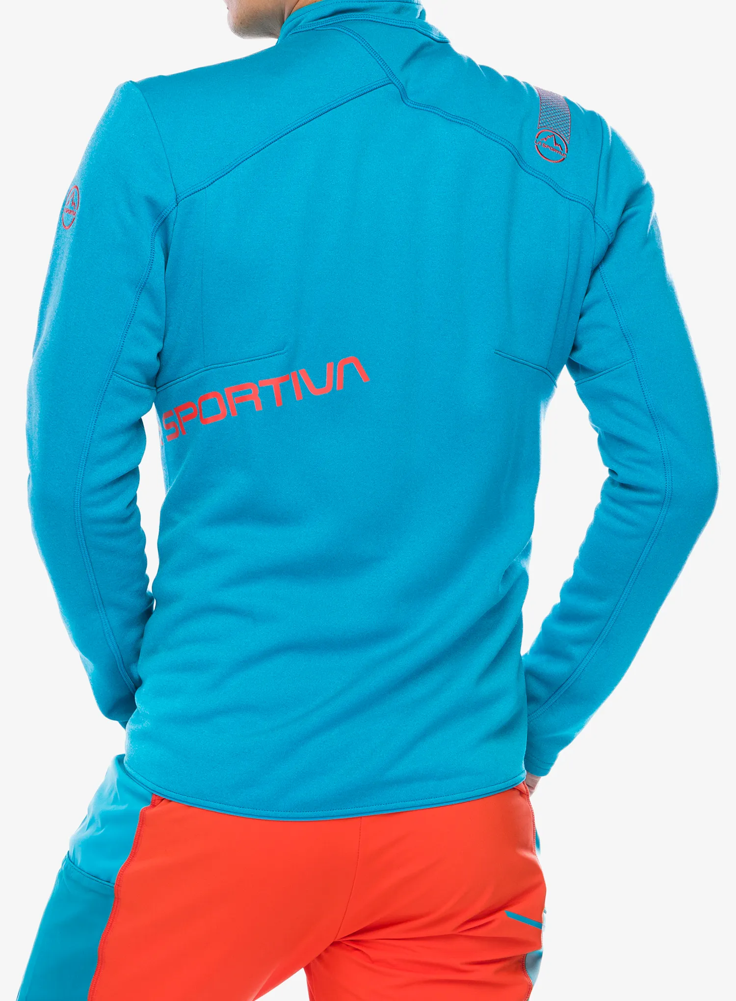 Кофта на замку La Sportiva Elements Jacket - tropic blue/cherry tomato