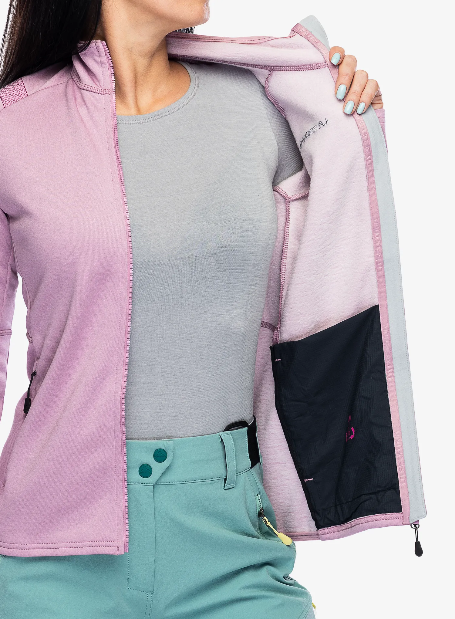 Кофта на замку жіноча La Sportiva Elements Jkt - rose