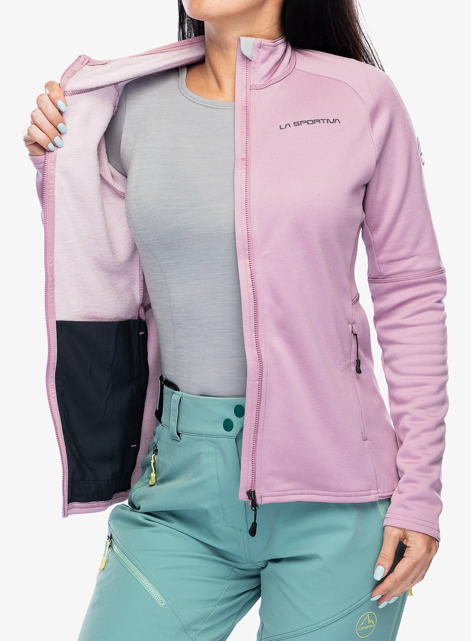 Кофта на замку жіноча La Sportiva Elements Jkt - rose