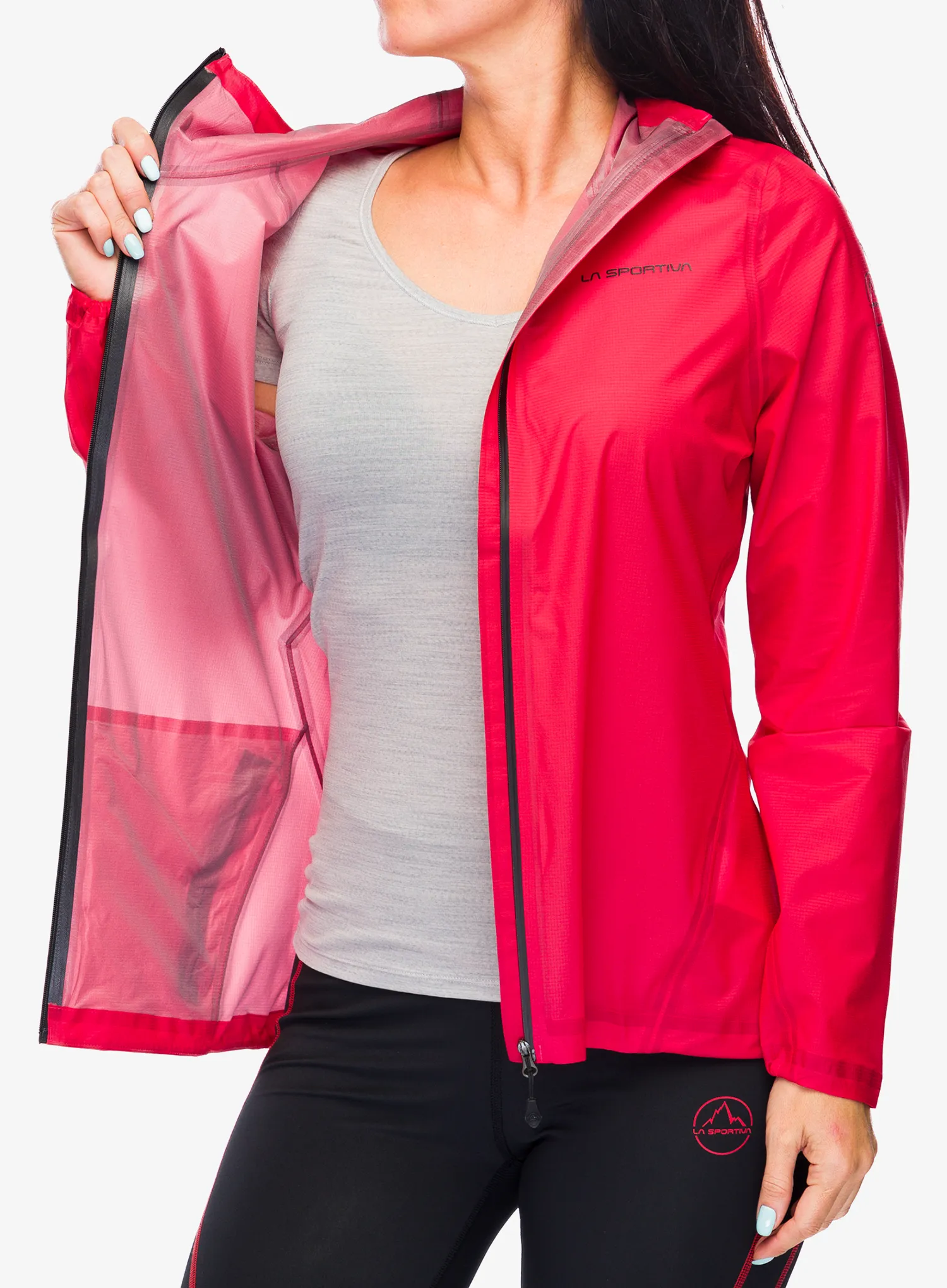 Куртка для бігу жіноча La Sportiva Ethereal Pro Jacket - hibiscus/black
