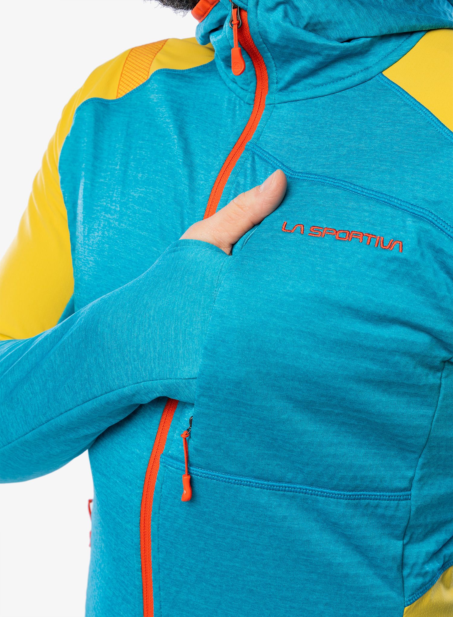 Кофта з каптуром La Sportiva Existence Hoody - tropic blue/bamboo