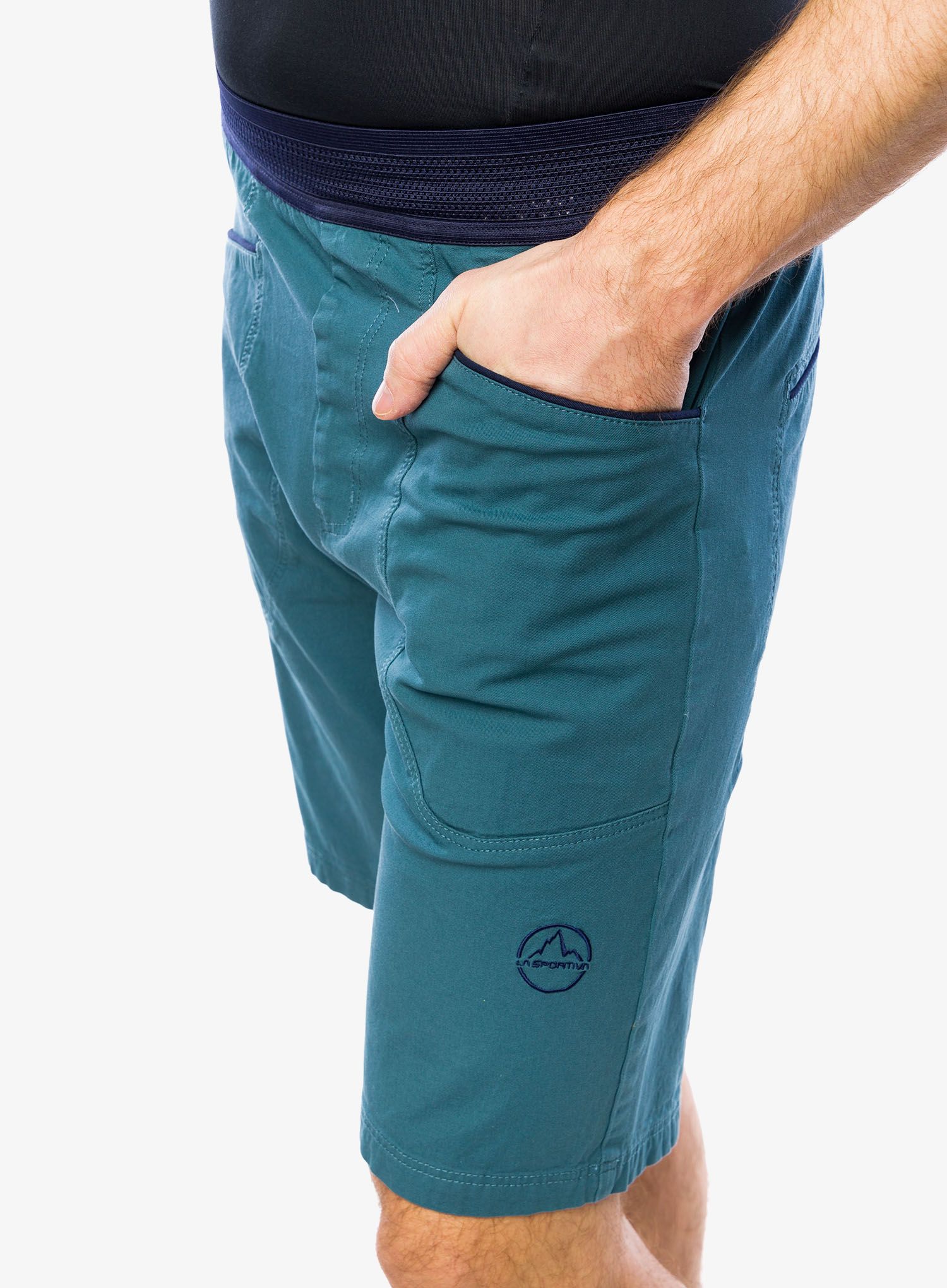 Шорти для скелелазіння La Sportiva Flatanger Short - hurricane/deep sea