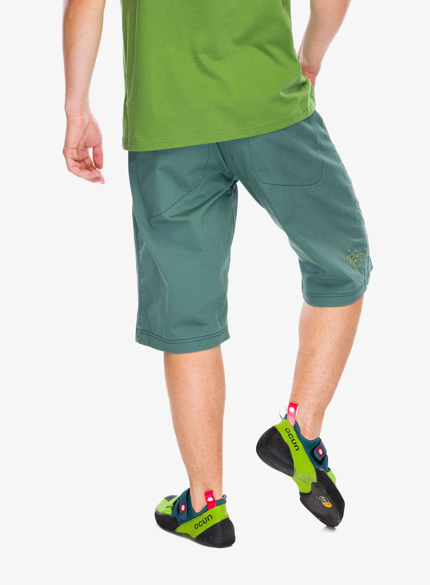 Шорти для скелелазіння La Sportiva Flatanger Short - pine/kale