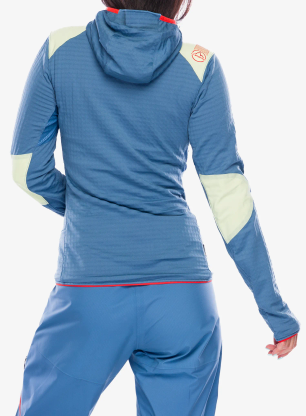 Кофта з каптуром жіноча La Sportiva Lucendro Thermal Hoody - moonlight/zest