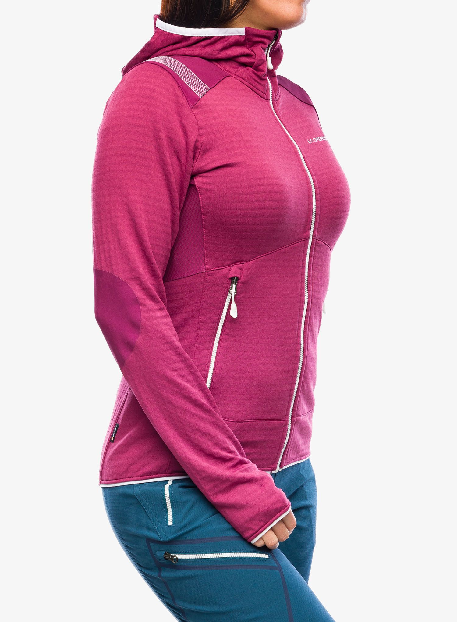 Кофта з каптуром жіноча La Sportiva Lucendro Thermal Hoody - red plum