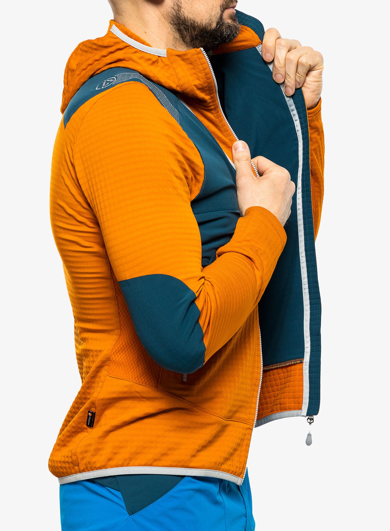 Кофта La Sportiva Lucendro Thermal Hoody  - hawaiian sun/storm blue