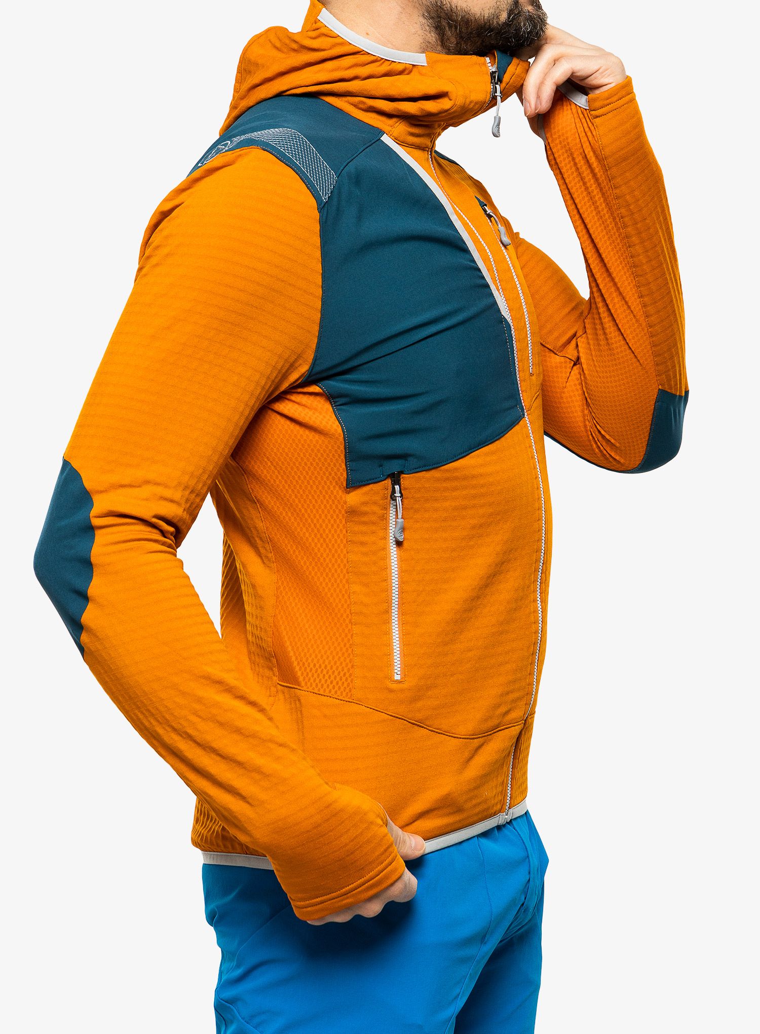 Кофта La Sportiva Lucendro Thermal Hoody  - hawaiian sun/storm blue