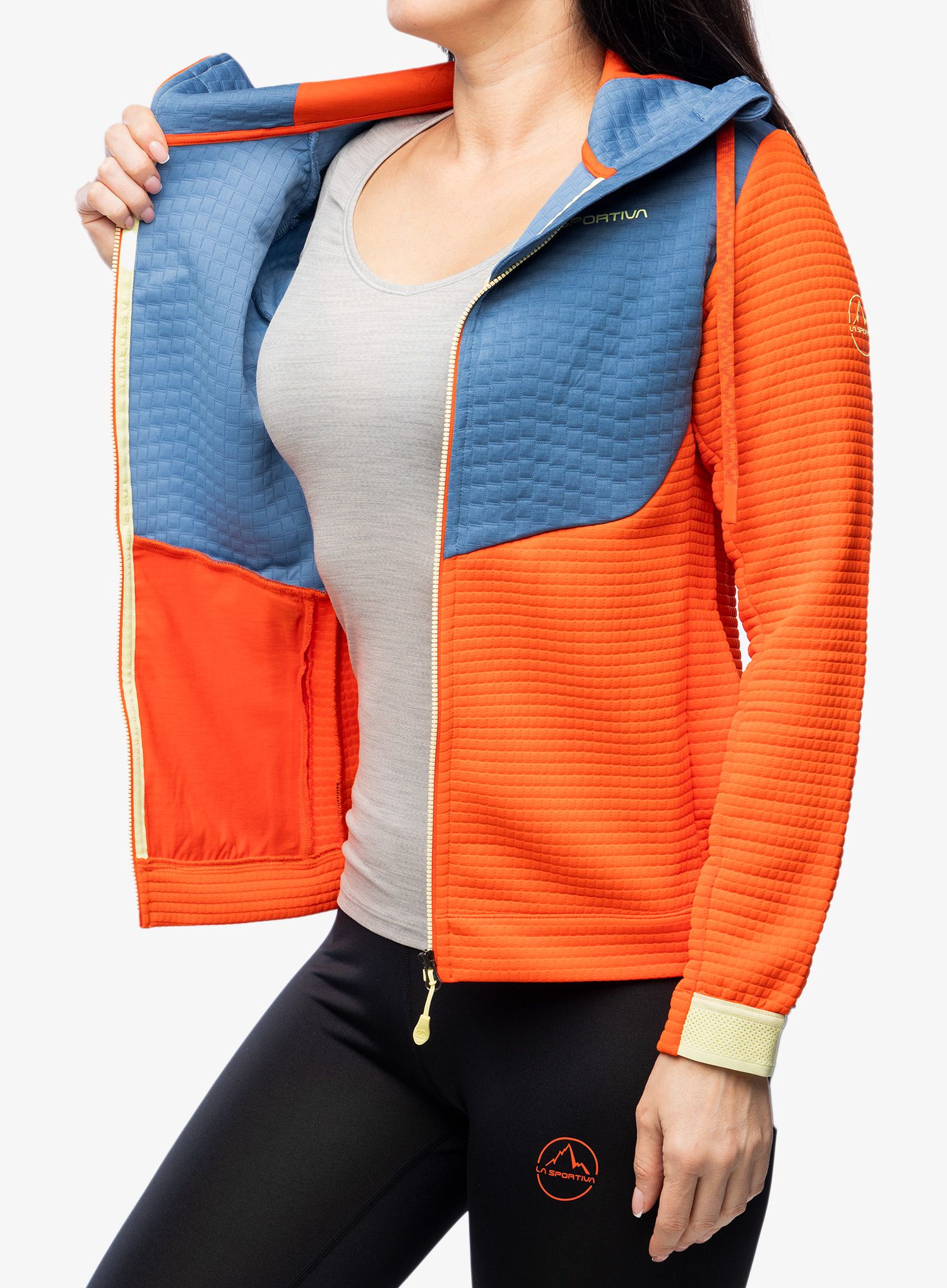 Кофта з каптуром жіноча La Sportiva Method Hoody - cherry tomato/moonlight