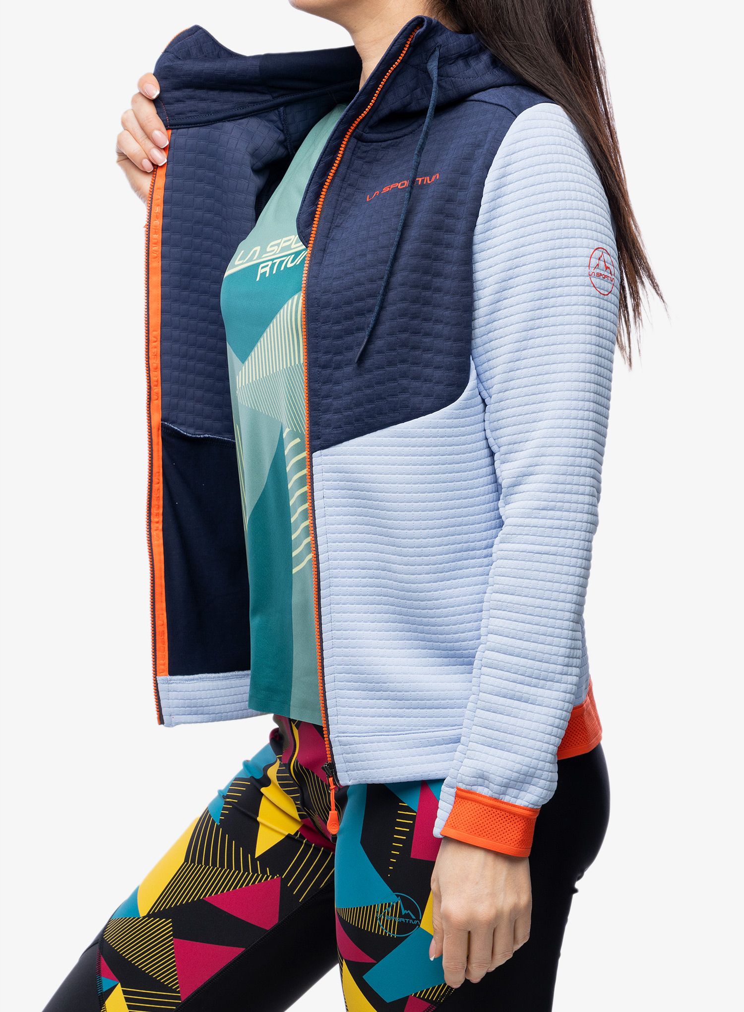 Кофта з каптуром жіноча La Sportiva Method Hoody - stone-blue/deep sea