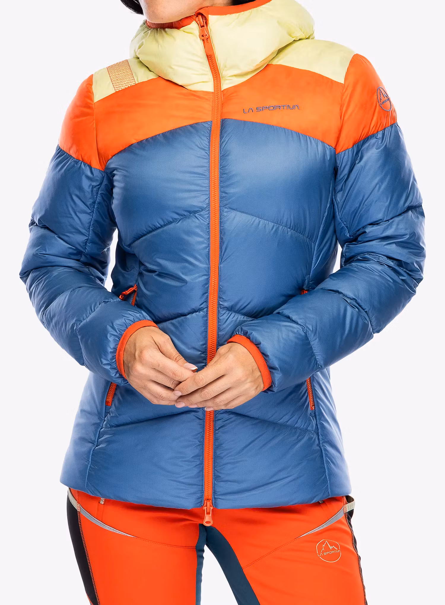 Пуховик жіноча La Sportiva Nature Down Jkt - moonlight/cherry tomato