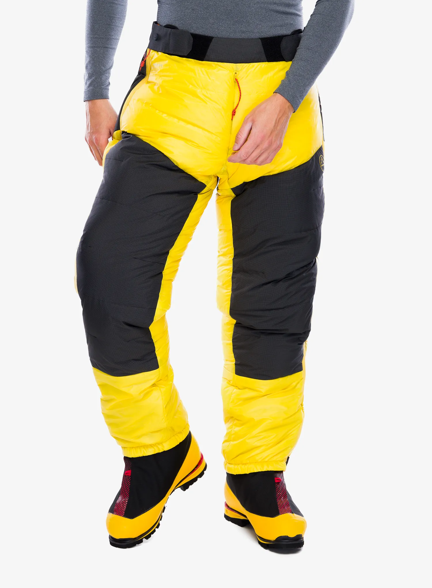 Штани пухові La Sportiva Olympus Tech Down Pant - yellow/black