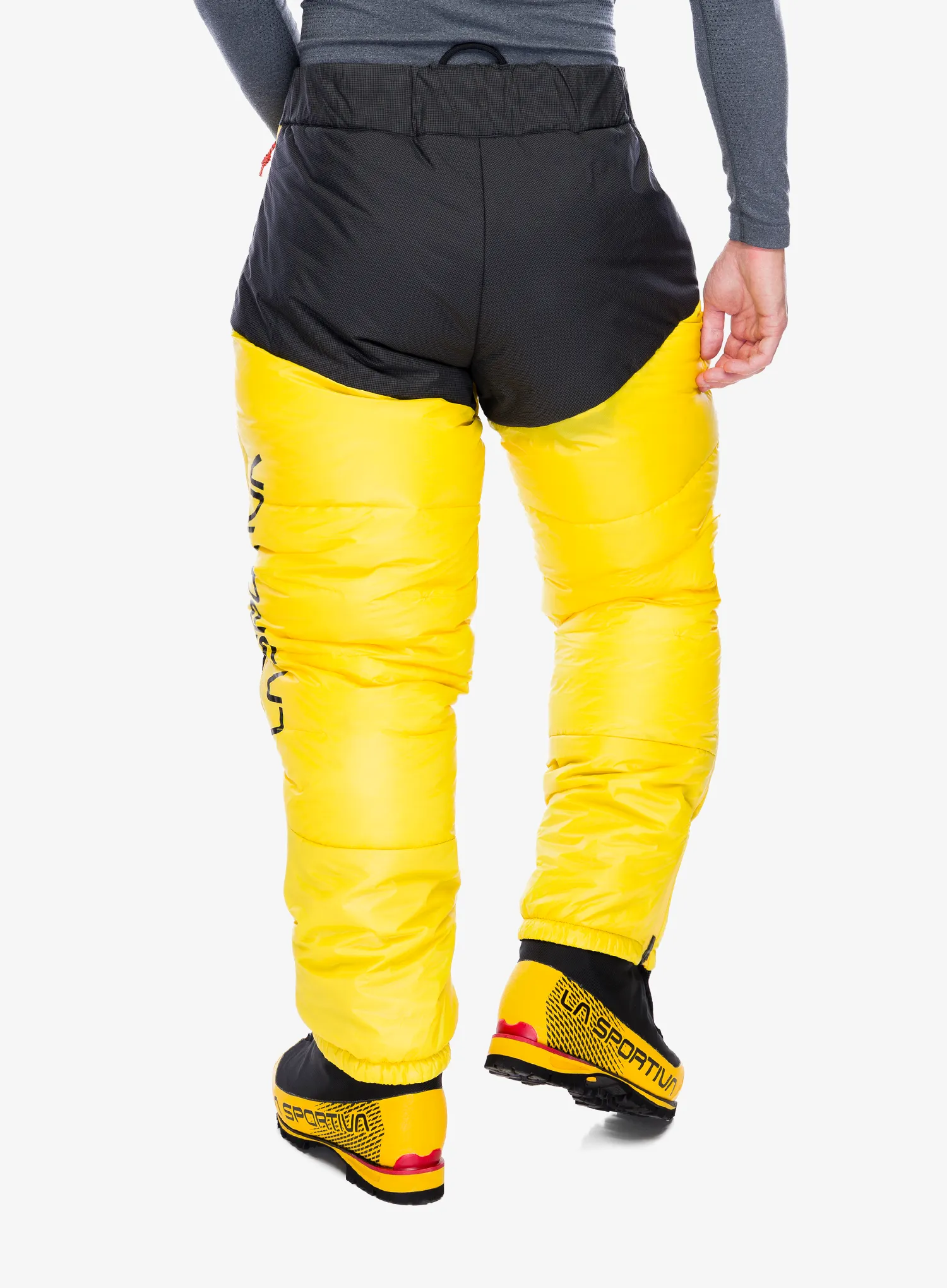 Штани пухові La Sportiva Olympus Tech Down Pant - yellow/black