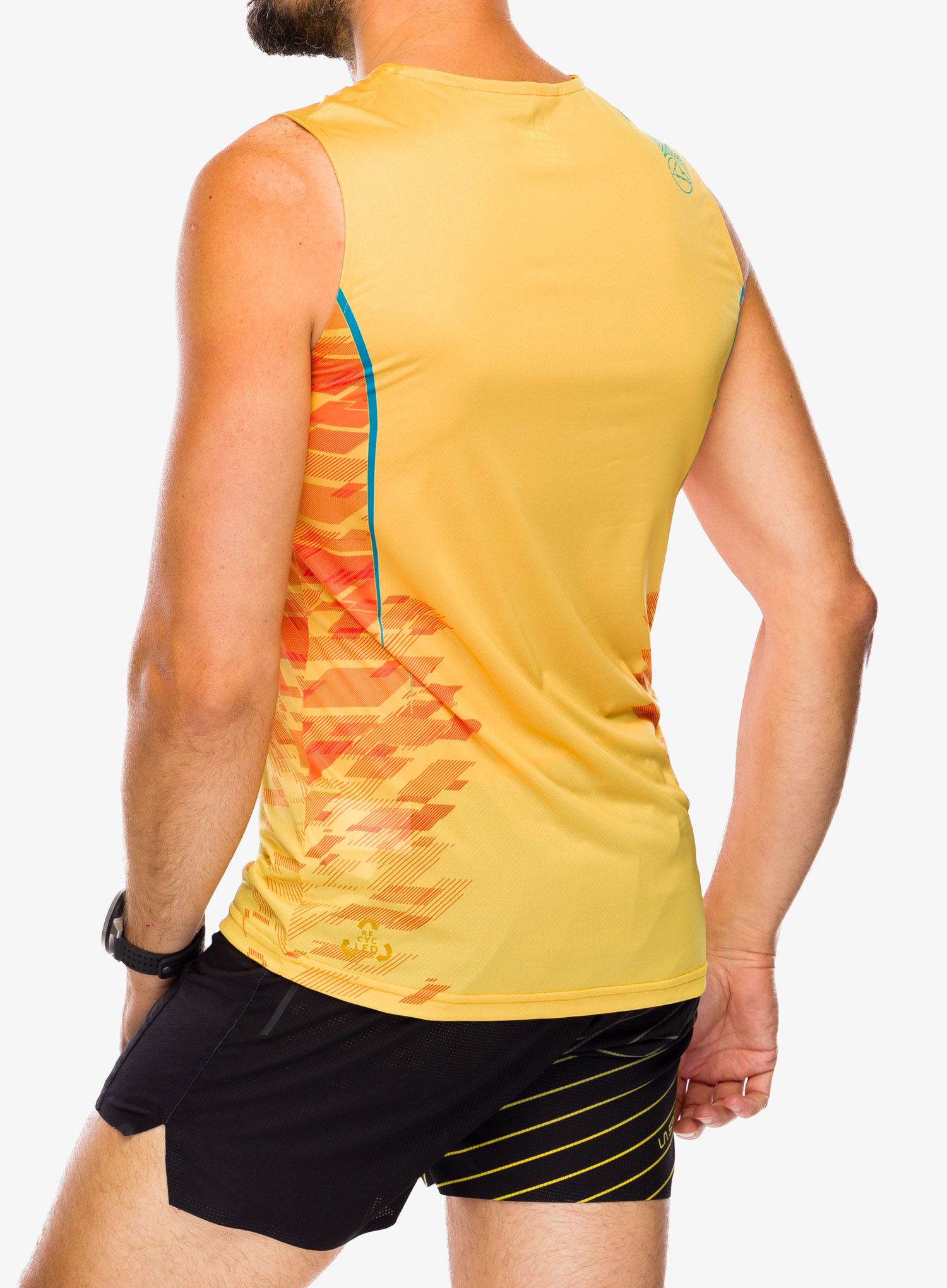 Футболка для бігу La Sportiva Pacer Tank - bamboo/cherry tomato