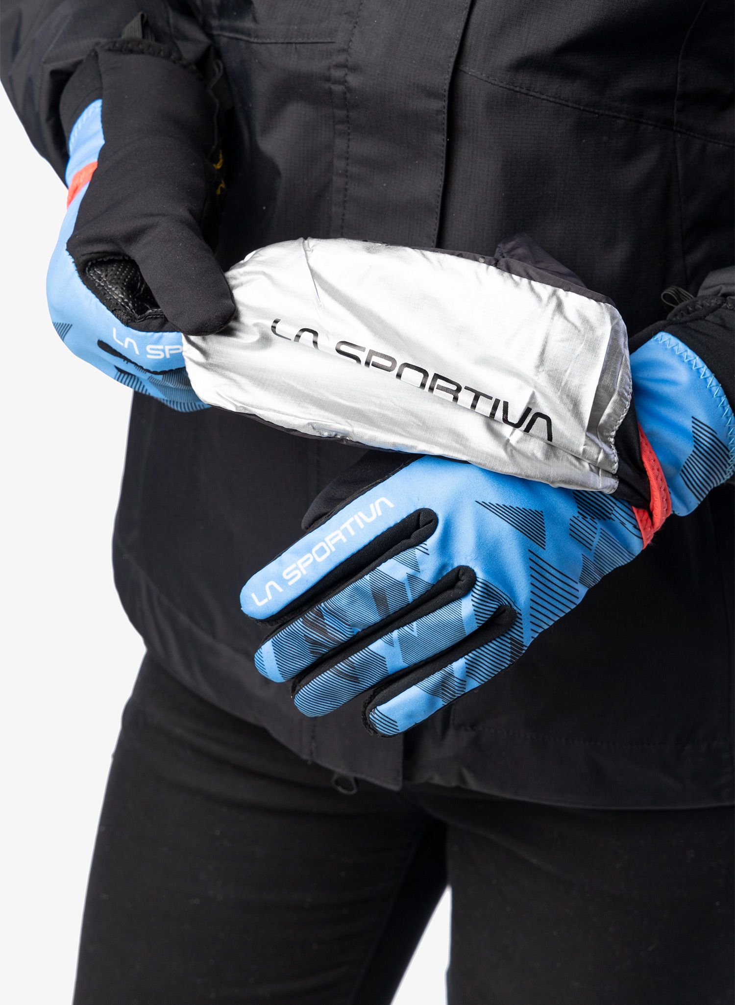 Рукавички для бігу жіночі La Sportiva Session Tech Gloves - malibu blue/white