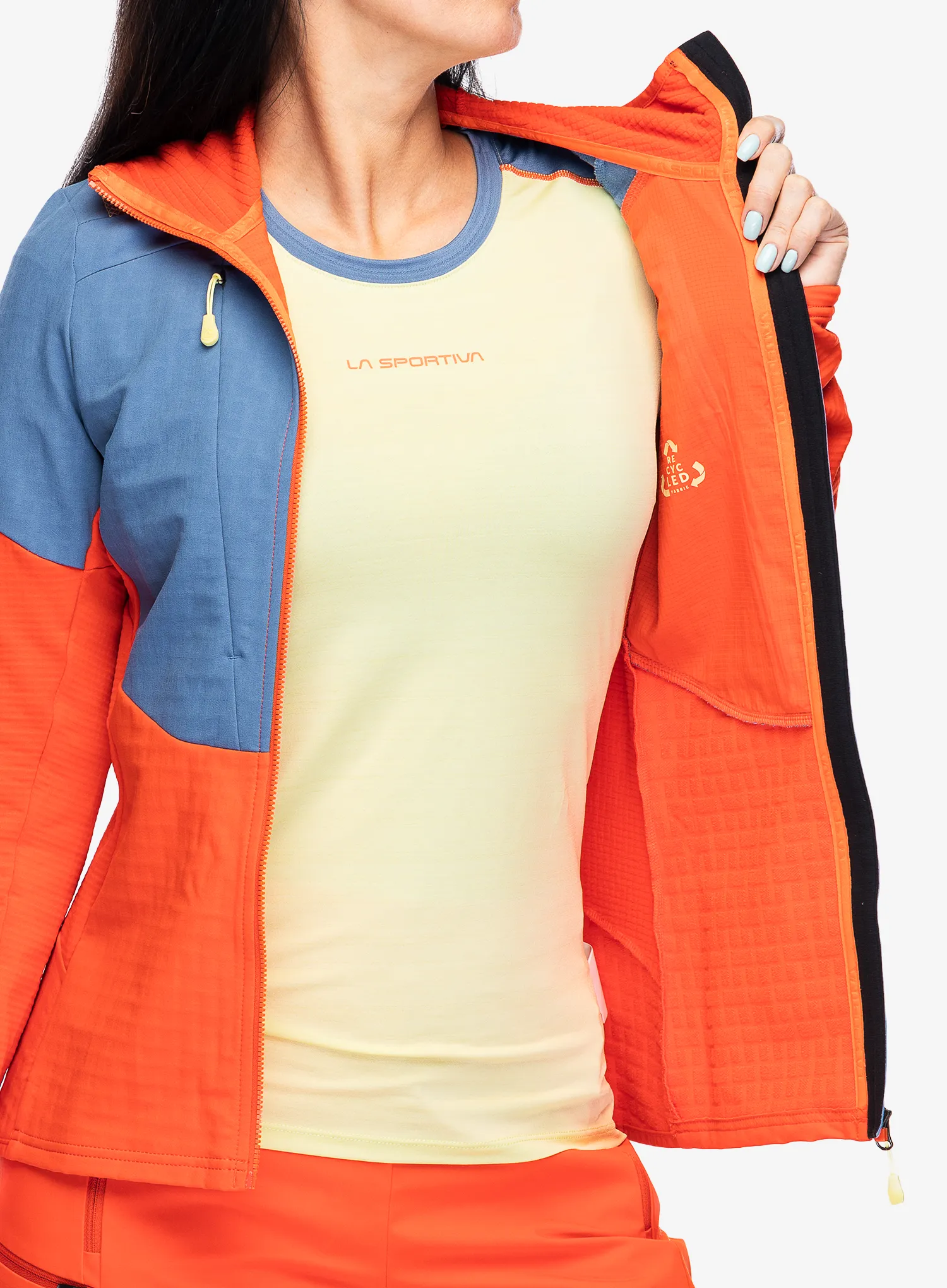Кофта жіноча La Sportiva Session Tech Hoody - cherry tomato/moonlight