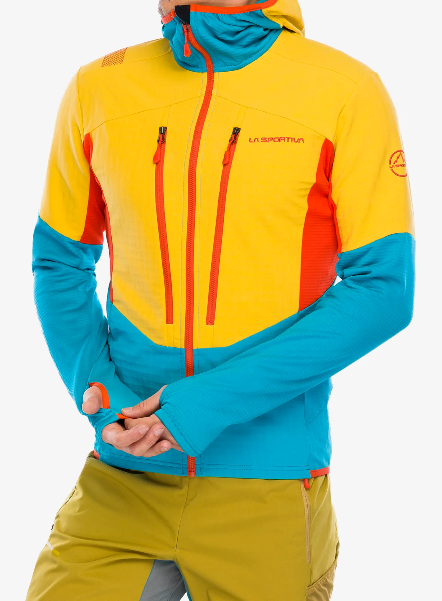 Кофта з каптуром La Sportiva Session Tech Hoody - tropic blue/bamboo