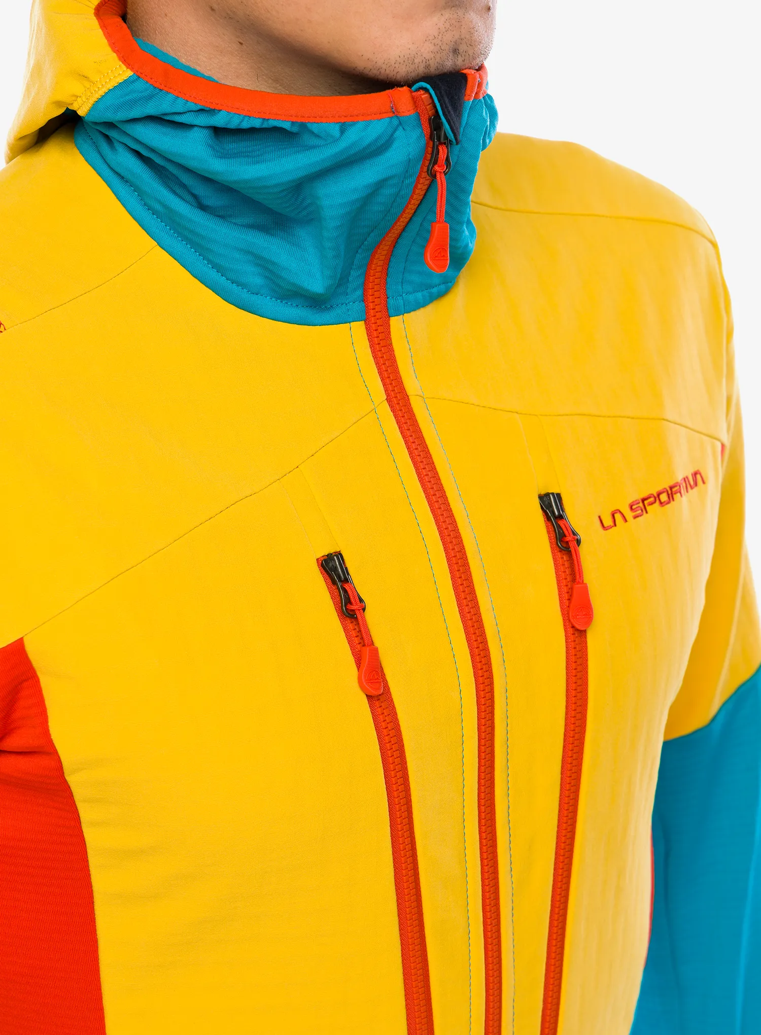 Кофта з каптуром La Sportiva Session Tech Hoody - tropic blue/bamboo