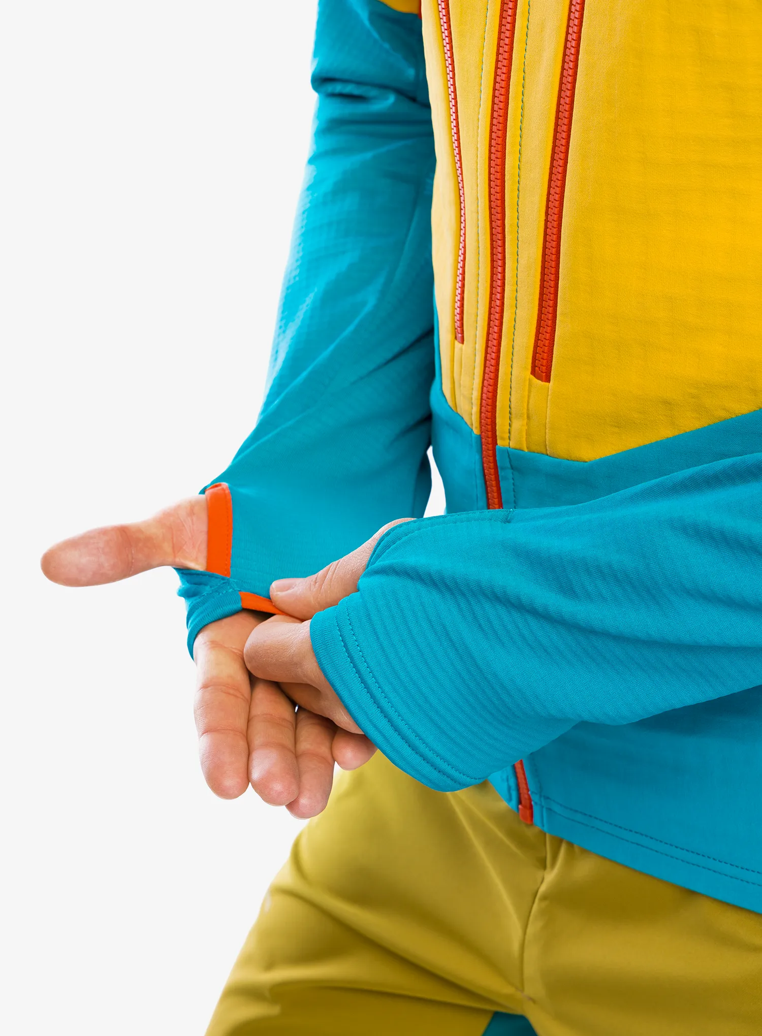 Кофта з каптуром La Sportiva Session Tech Hoody - tropic blue/bamboo