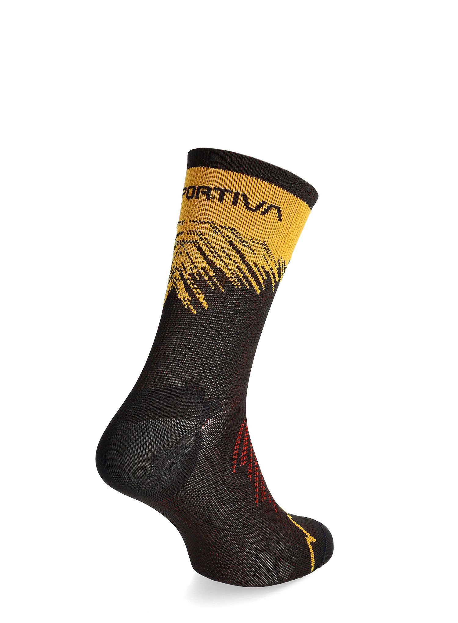 Шкарпетки для бігу La Sportiva Sky Socks - black/yellow