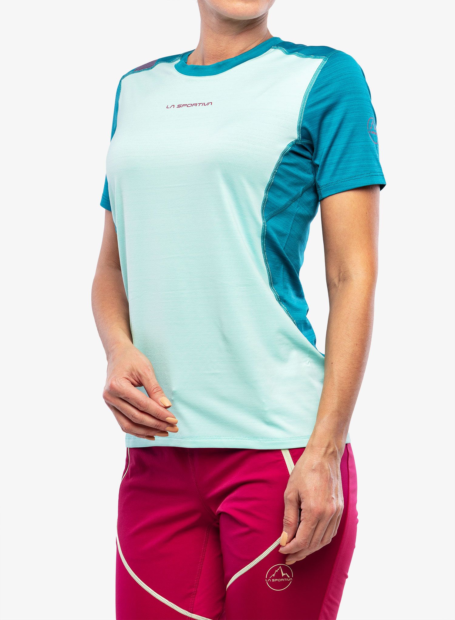 Швидковисихаюча футболка жіночий La Sportiva Sunfire T-Shirt - turquoise/crystal