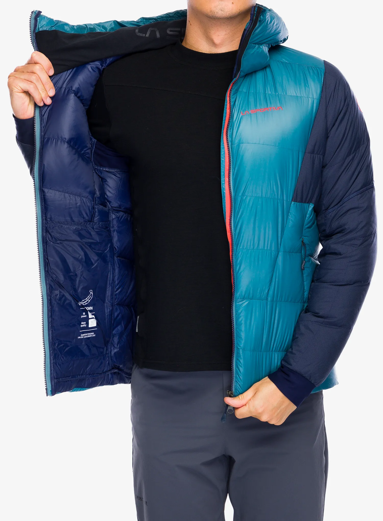 Пуховик La Sportiva Supercouloir 1000 Down Jacket - hurricane/deep sea