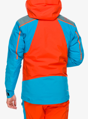 Куртка GORE-TEX La Sportiva Supercouloir GTX Pro Jkt - cherry tomato/tropic blue