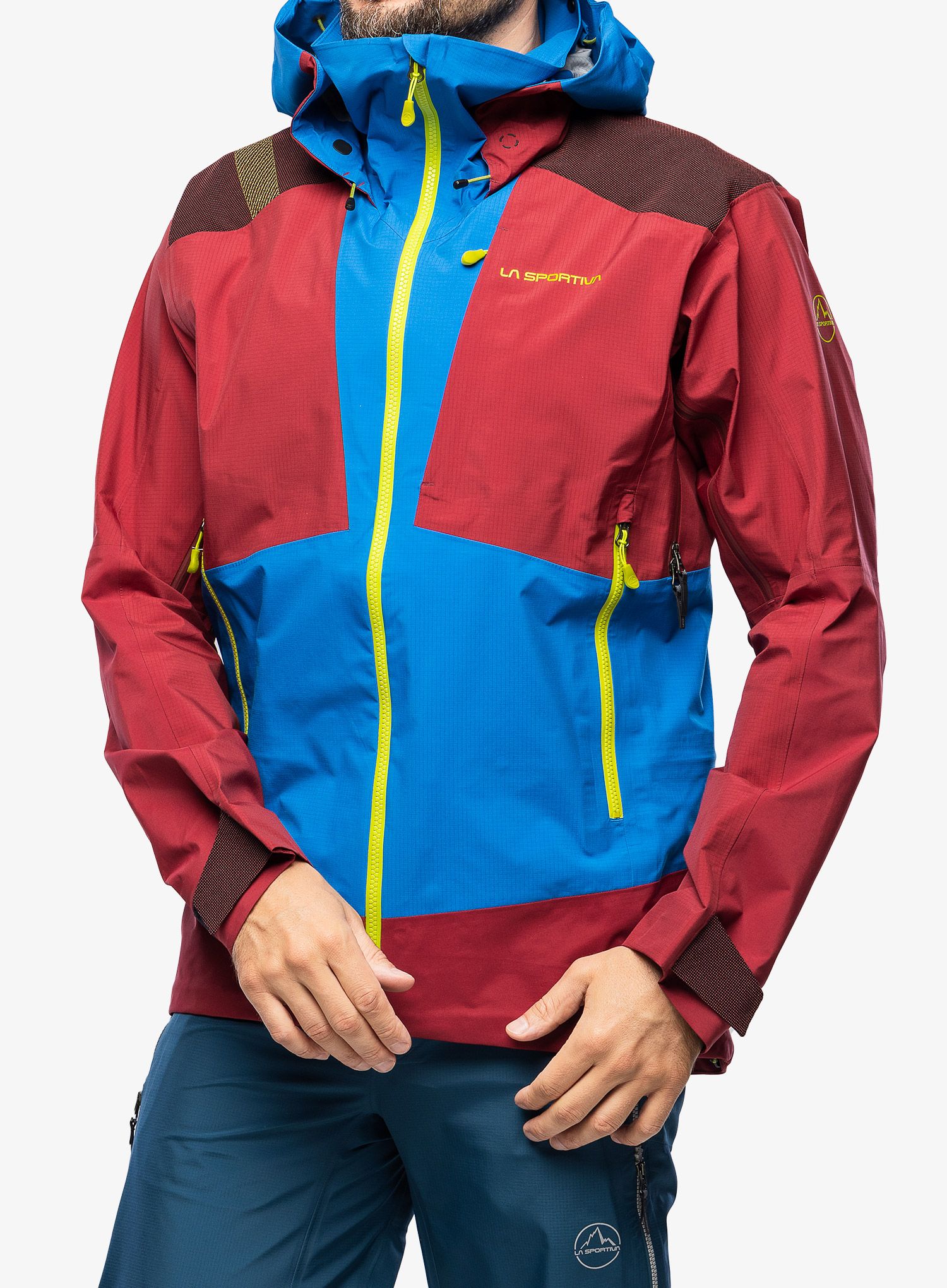 Куртка дощовик La Sportiva Supercouloir GTX Pro Jkt - electric blue/sangria