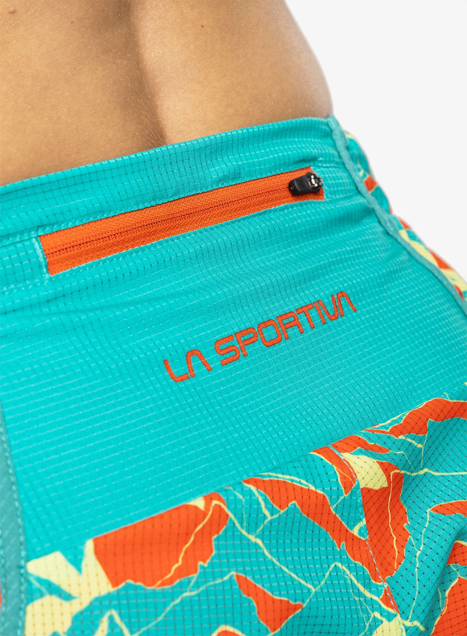 Шорти для бігу жіночі La Sportiva Timing Short - lagoon/cherry tomato