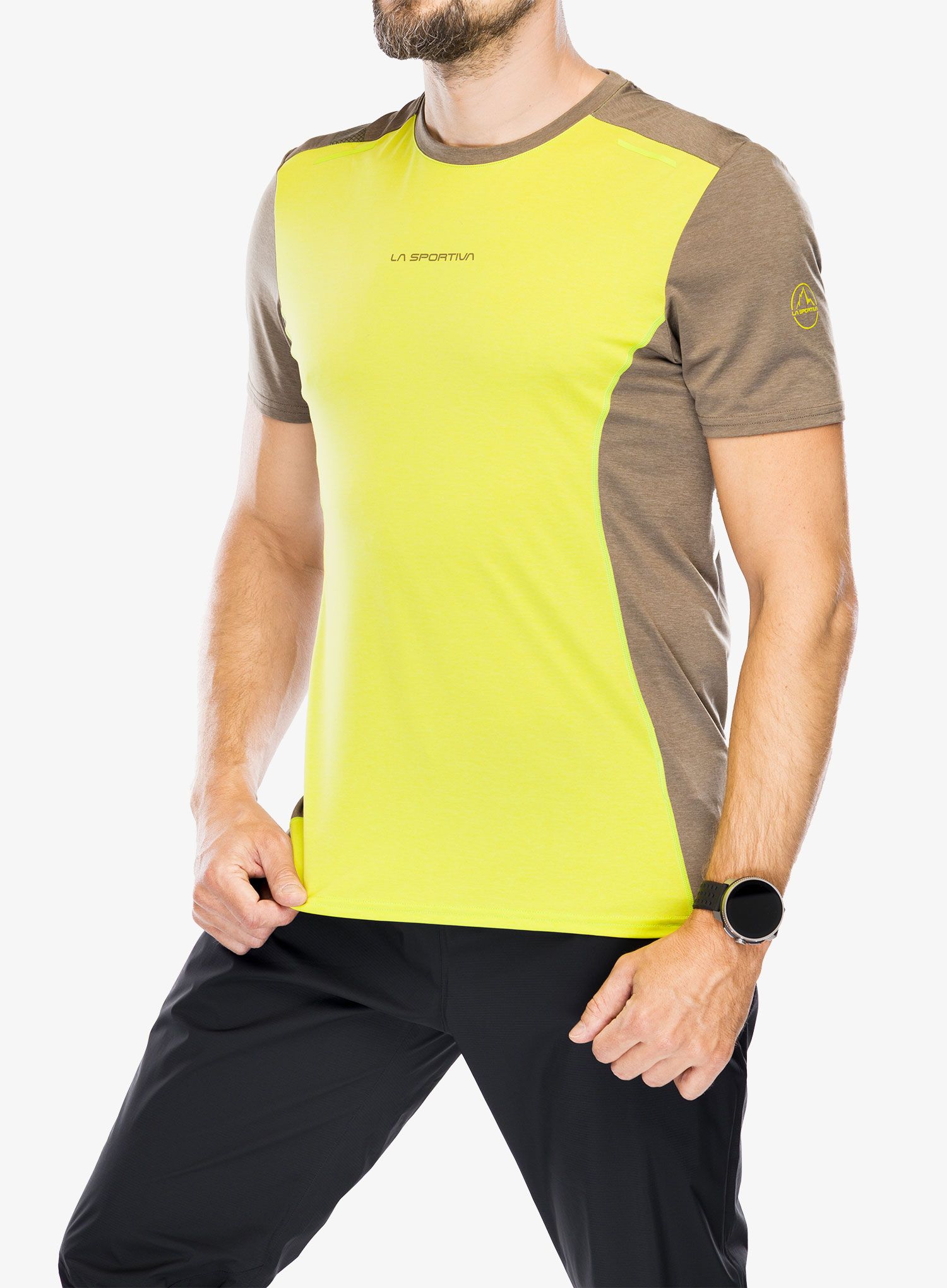 Футболка для бігу La Sportiva Tracer T-Shirt - lime punch/turtle