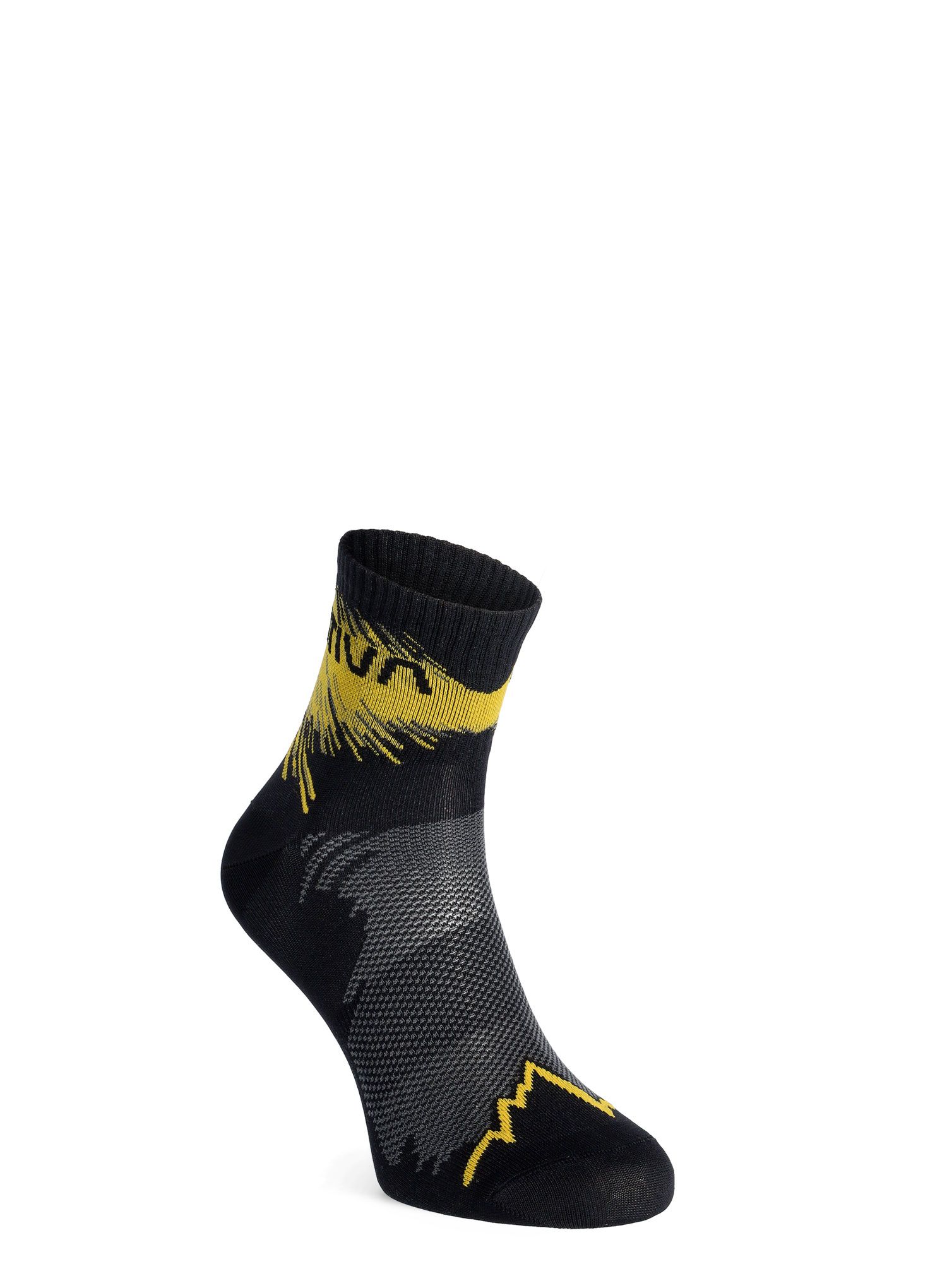 Шкарпетки для бігу La Sportiva Trail Running Socks - black/yellow