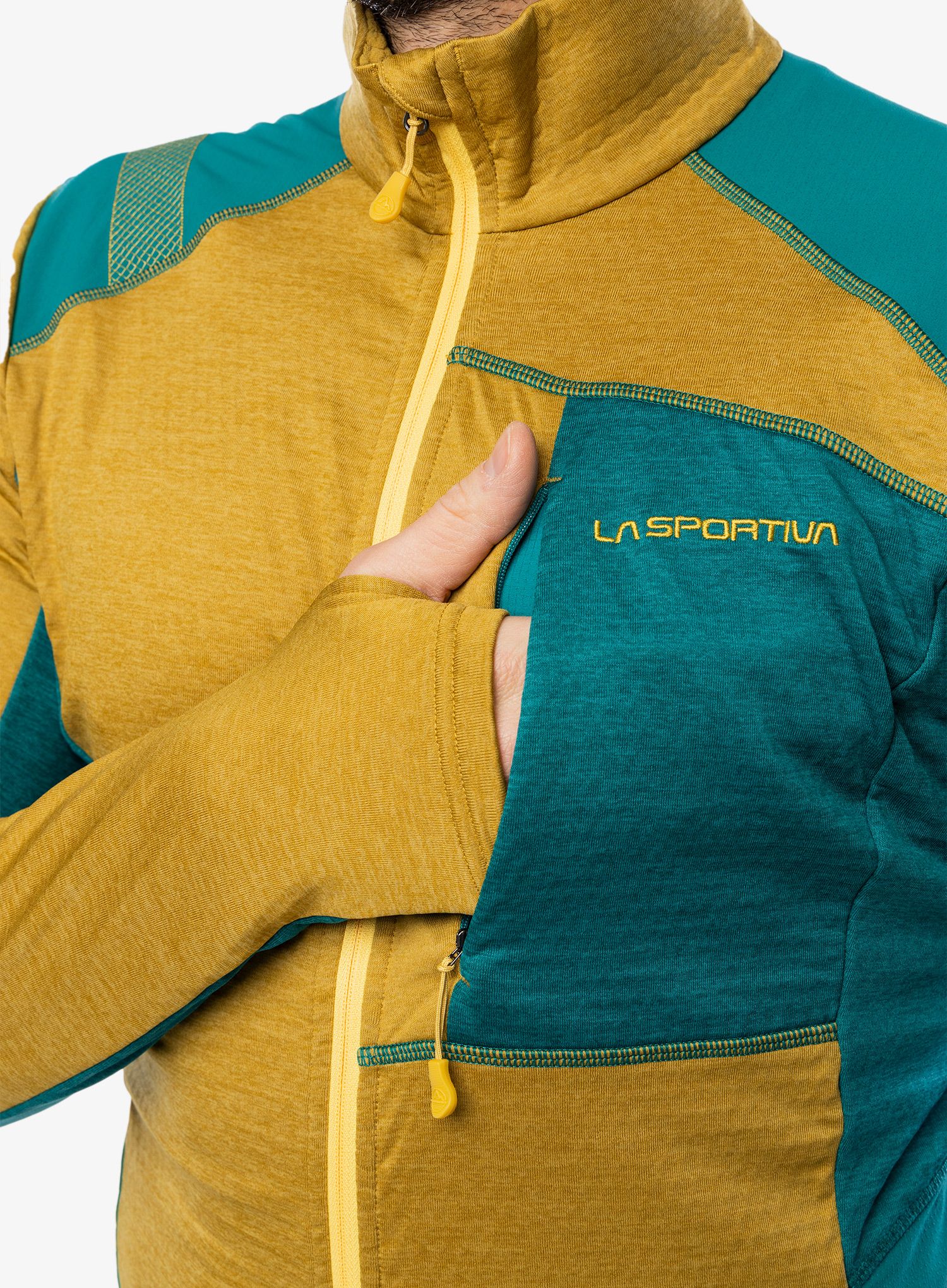 Кофта на замку La Sportiva True North Jacket - savana/everglade