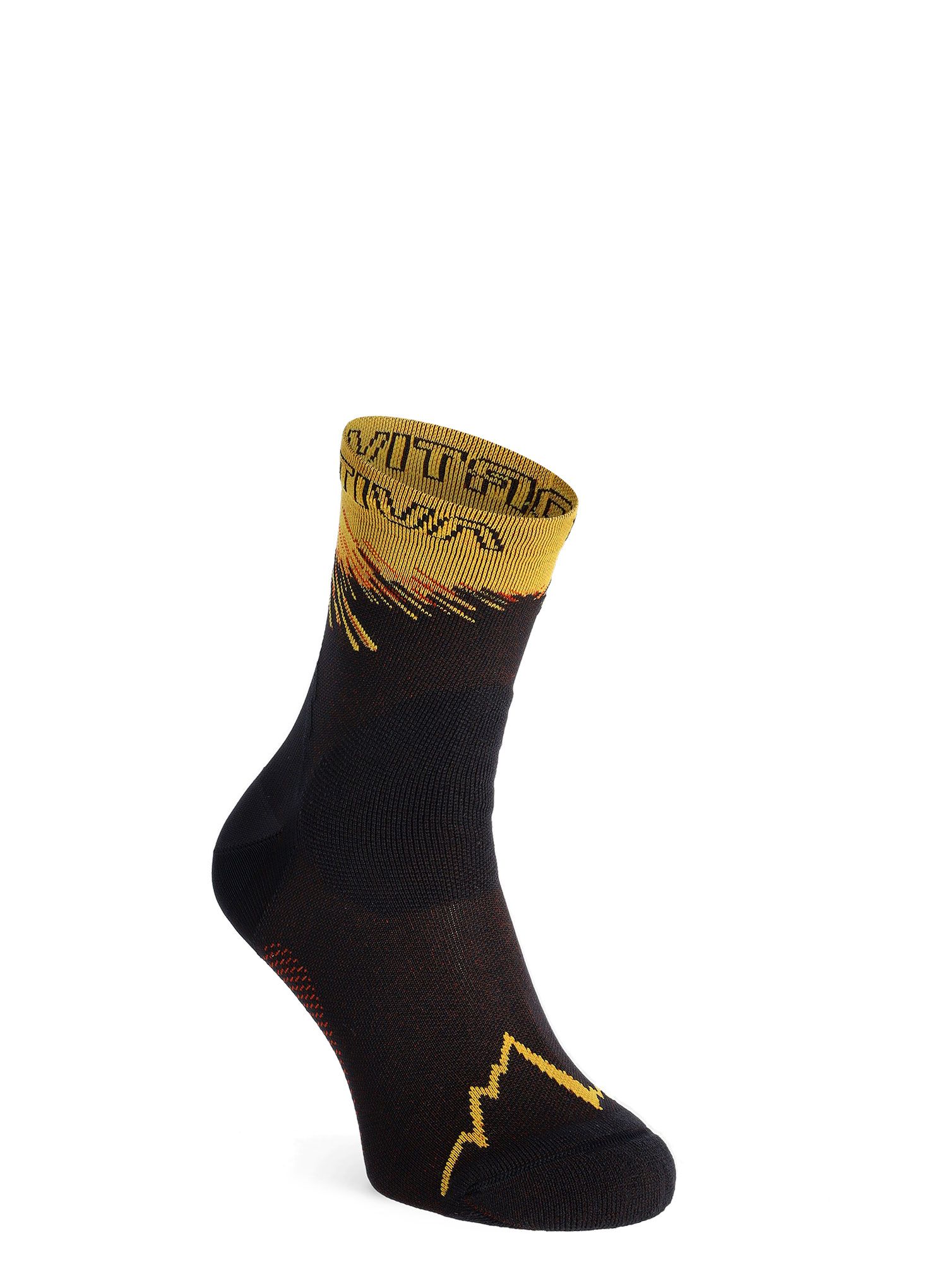 Шкарпетки для бігу La Sportiva Ultra Running Socks - black/yellow