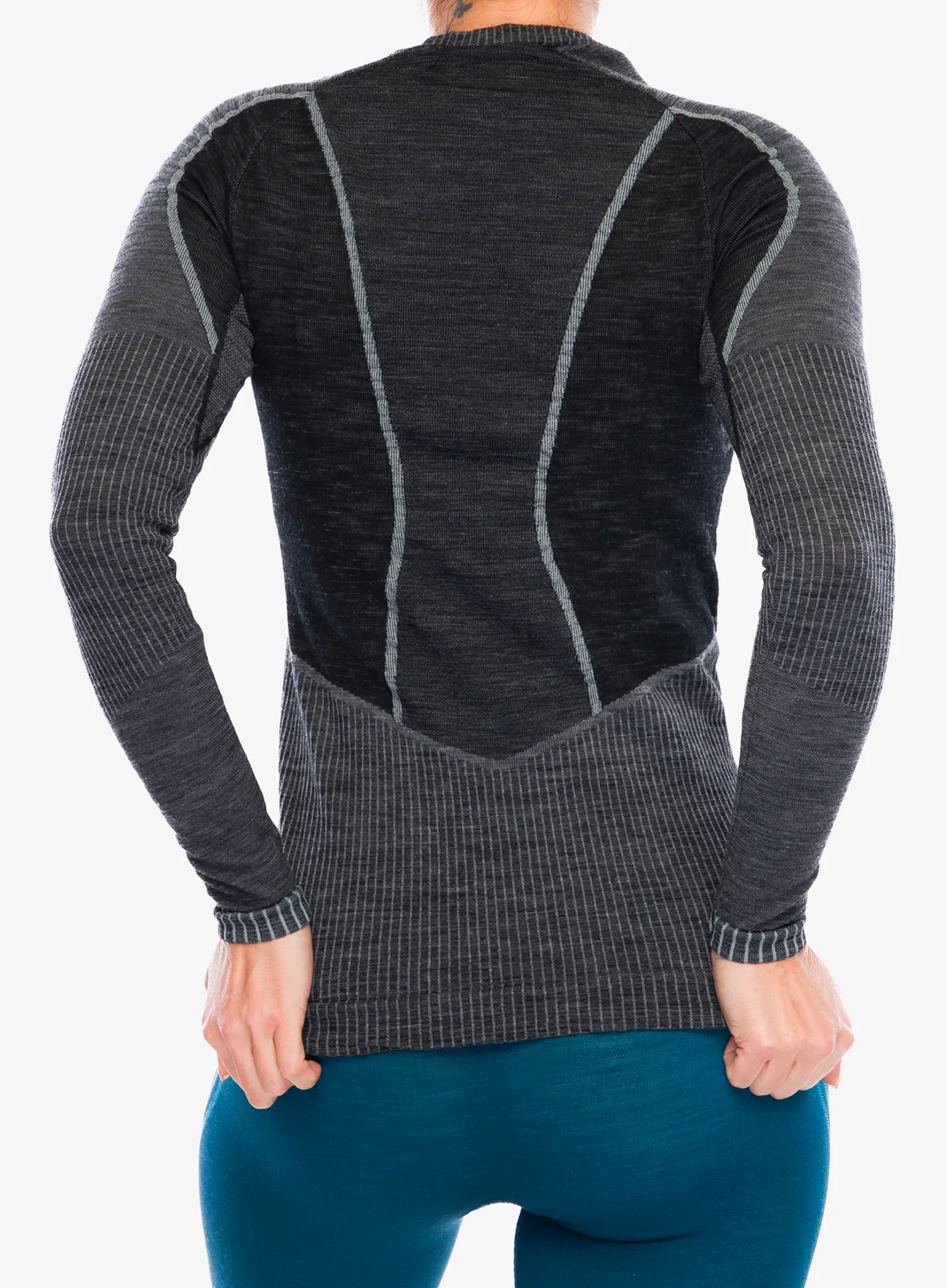 Термокофта жіноча La Sportiva Wool70 Tech Longsleeve - carbon/cloud