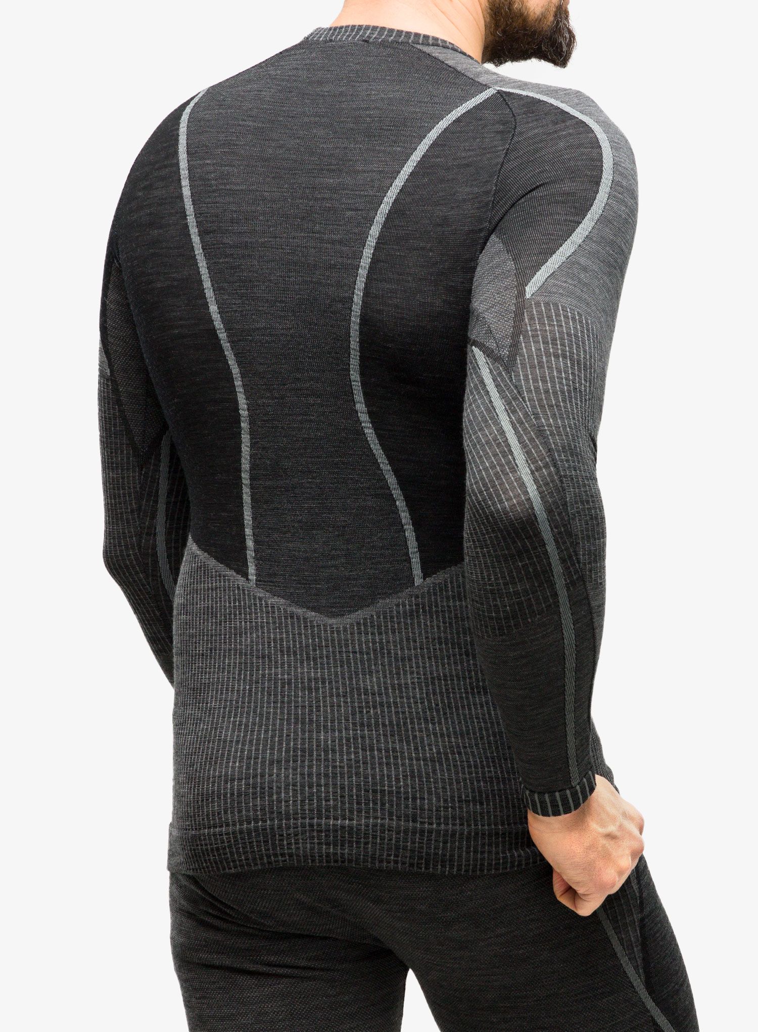 Термокофта La Sportiva Wool70 Tech Longsleeve - carbon/cloud