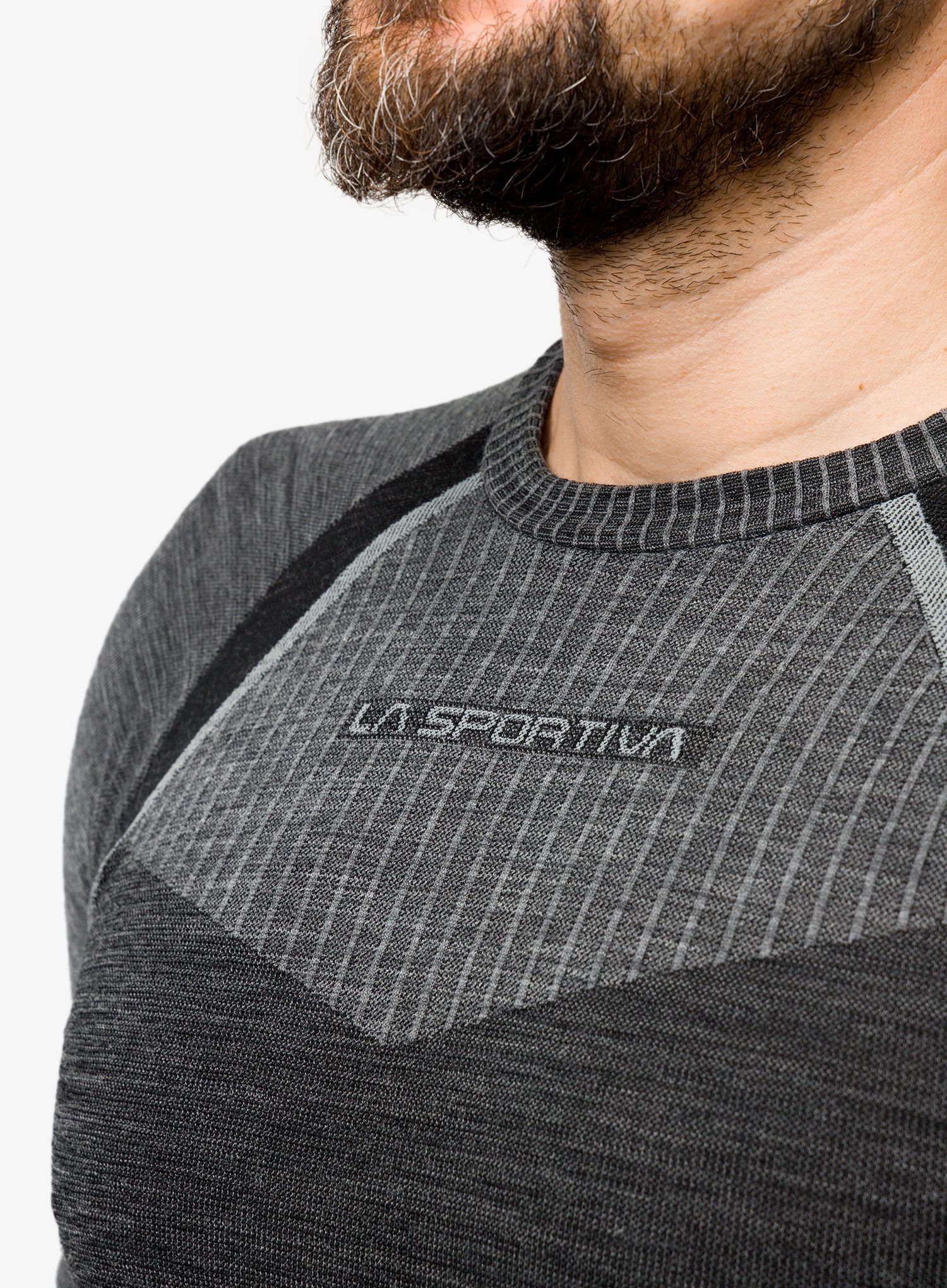 Термокофта La Sportiva Wool70 Tech Longsleeve - carbon/cloud