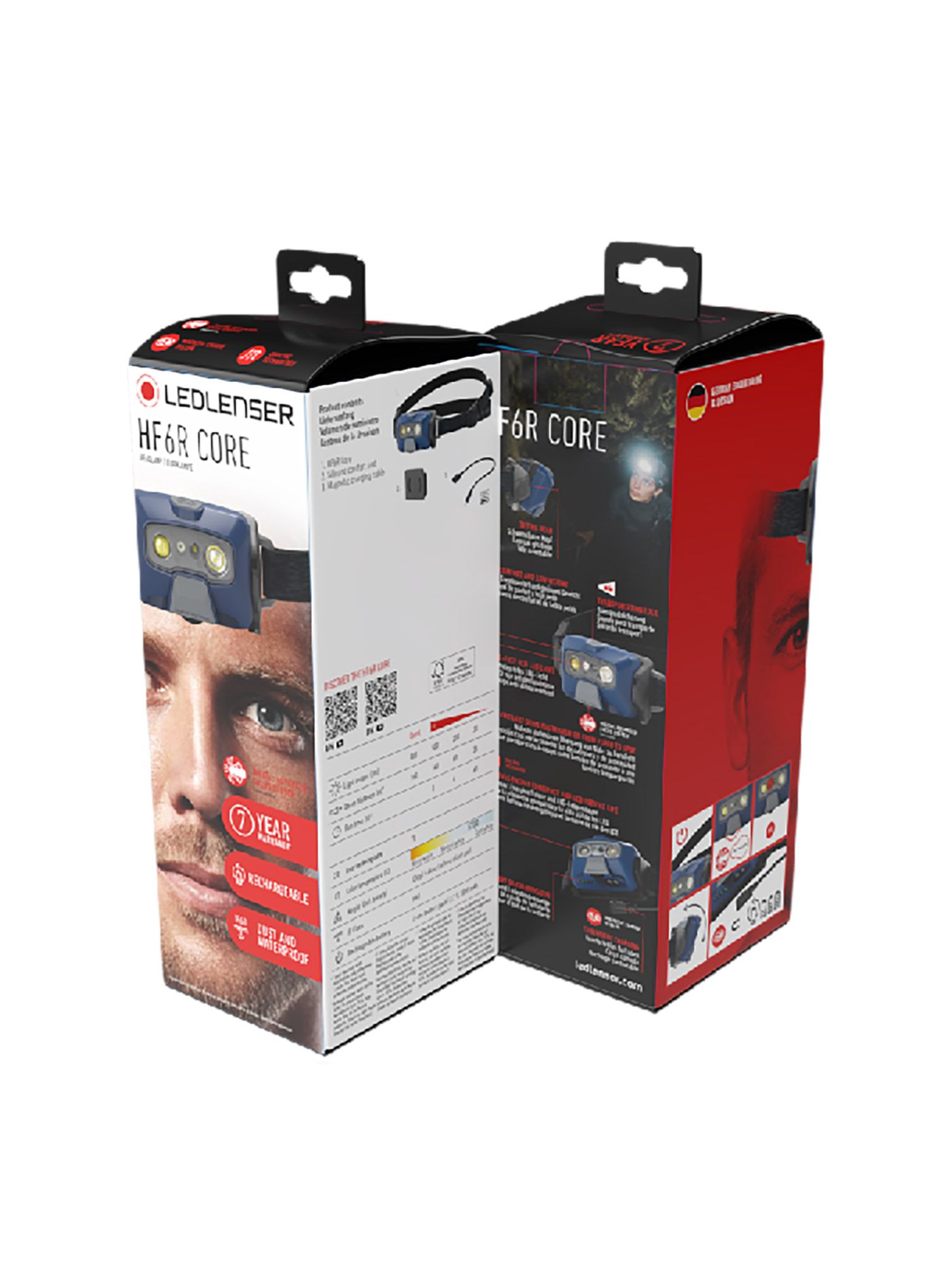 Ліхтар налобний Ledlenser HF6R - core blue (800 lm)