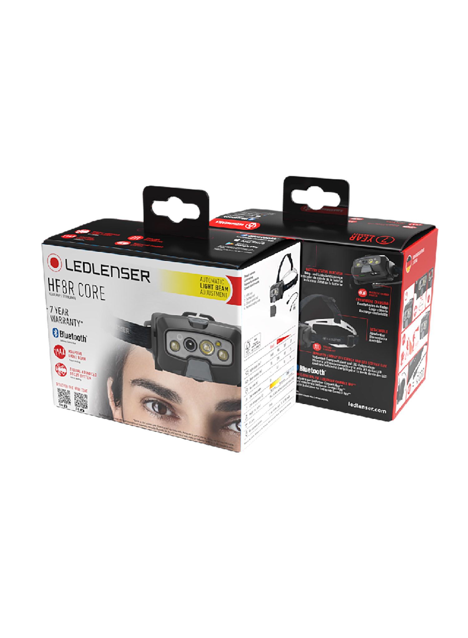 Ліхтар налобний Ledlenser HF8R - core black (1600 lm)