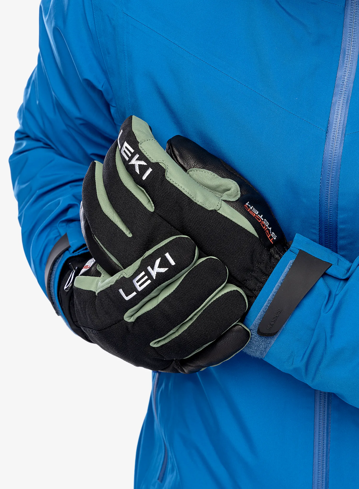 Рукавиці лижні Leki Argus Thermo 3D - black/dusty green