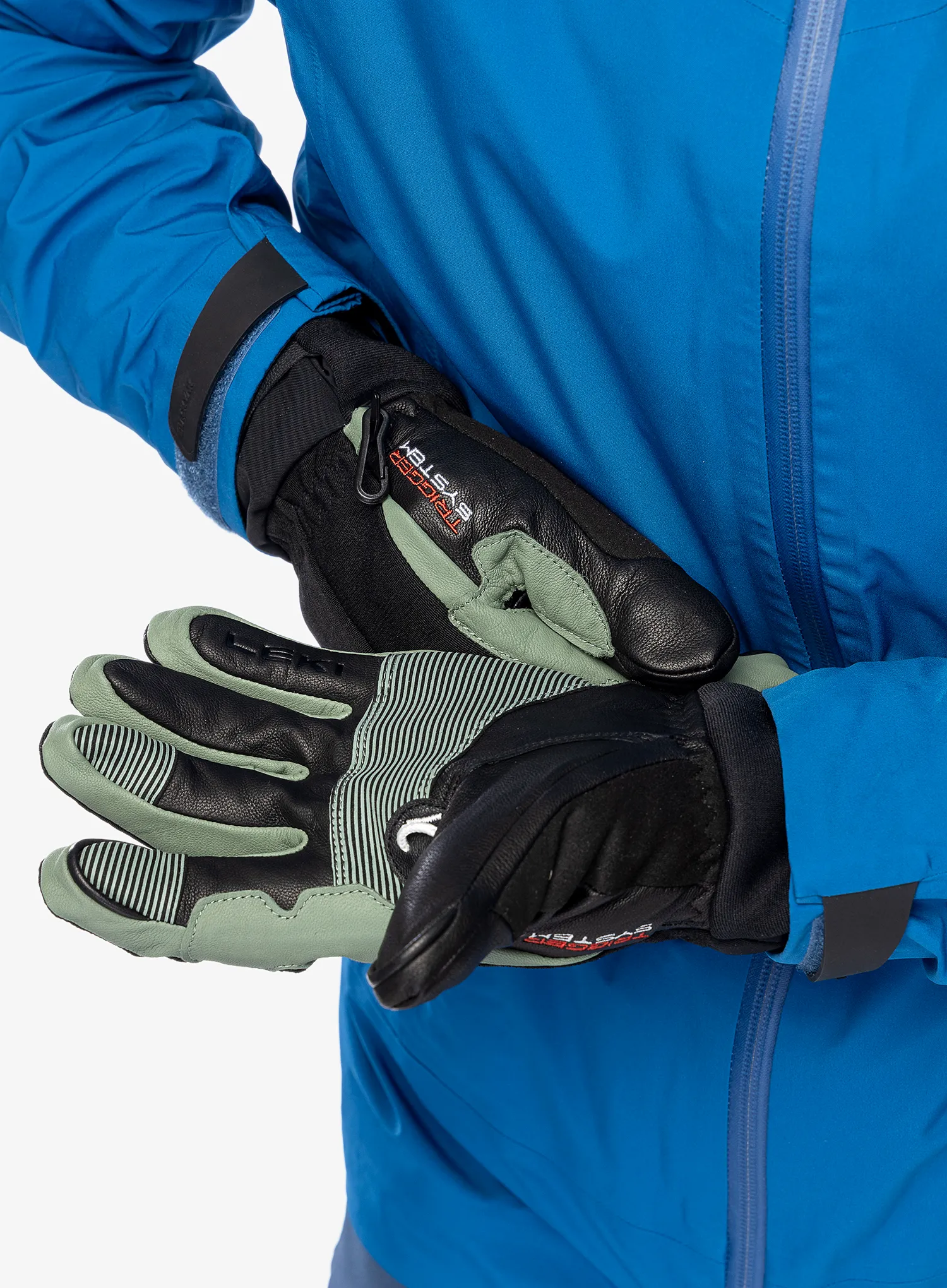 Рукавиці лижні Leki Argus Thermo 3D - black/dusty green