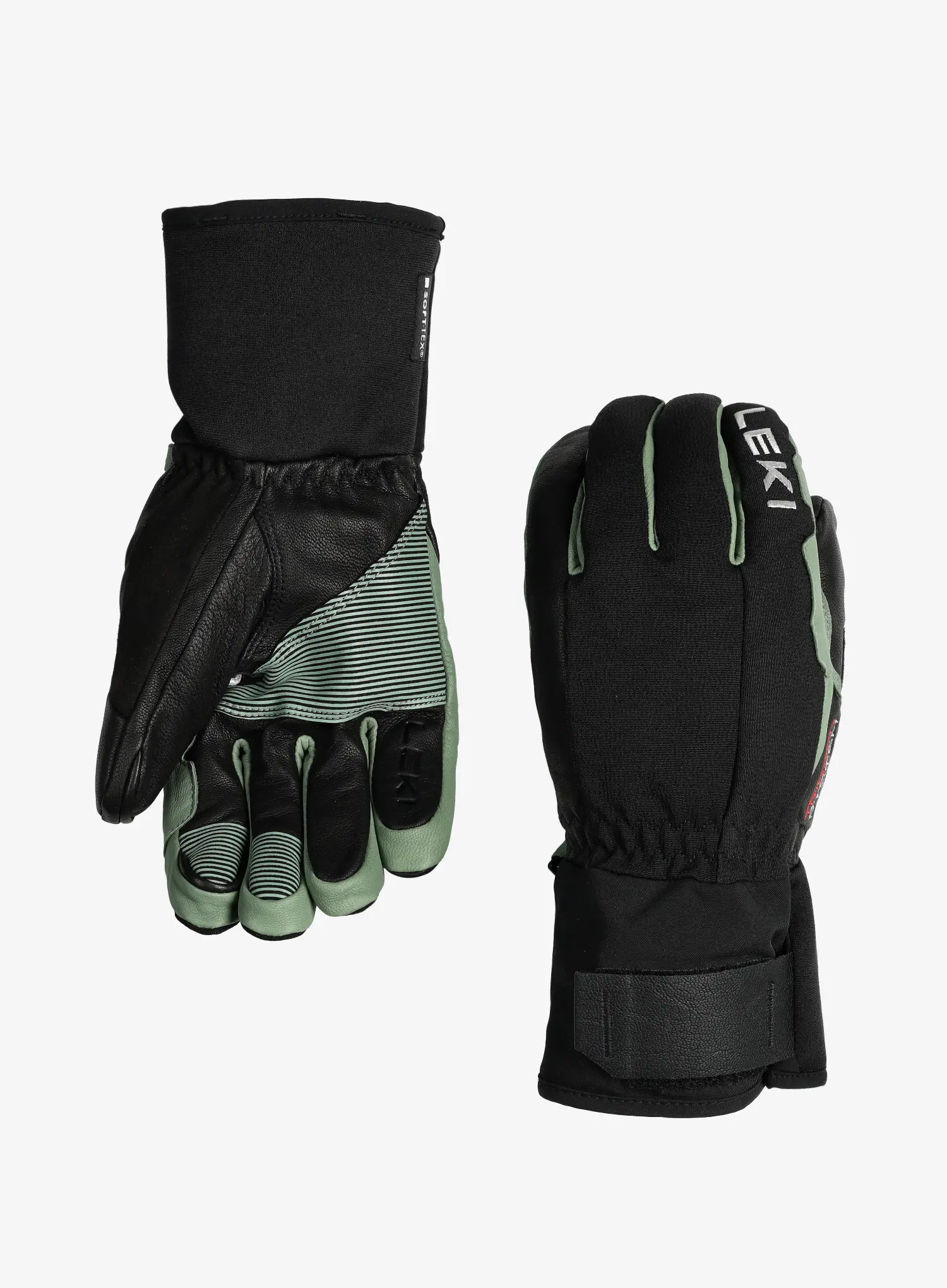 Рукавиці лижні Leki Argus Thermo 3D - black/dusty green