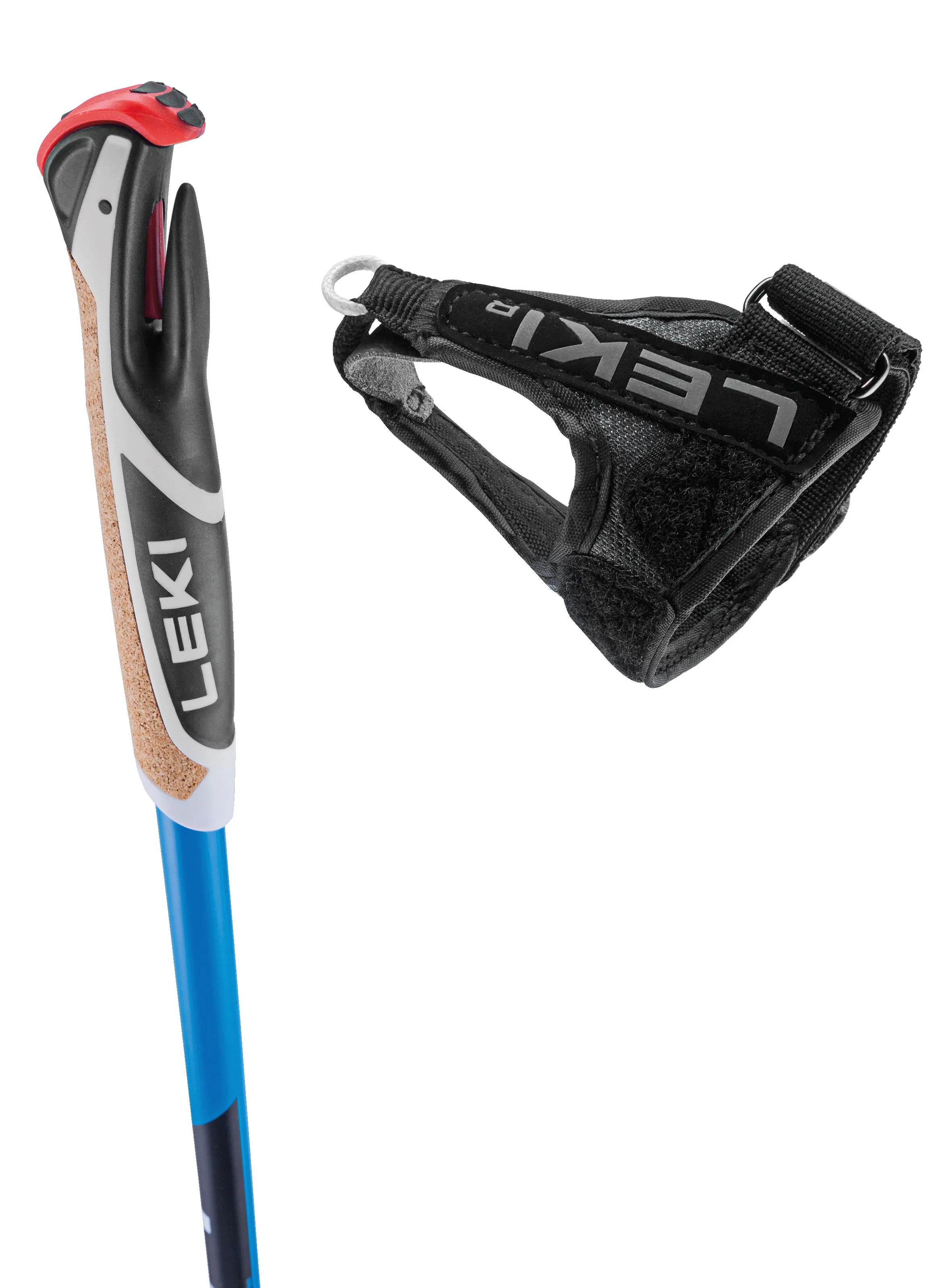 Палиці для лиж бігових Leki CC 450 - brightblue/black/white