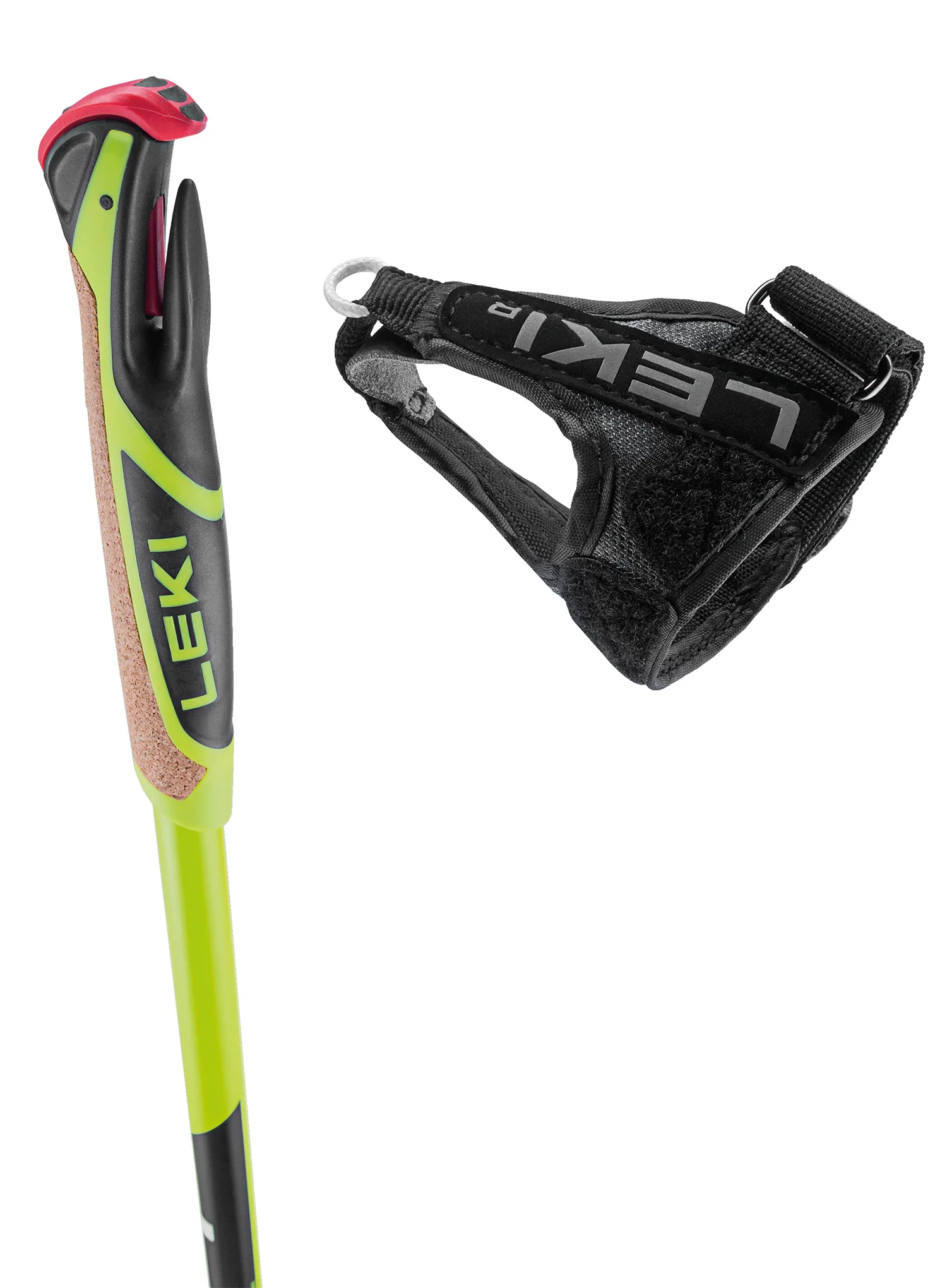 Палиці для лиж бігових Leki CC 450 - neonyellow/black/white