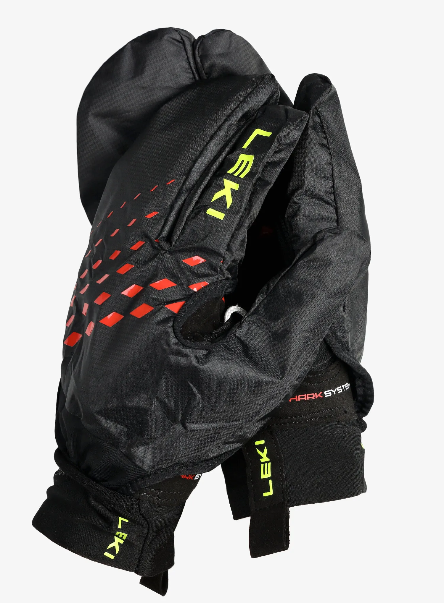 Рукавички Leki Ultra Trail Storm Shark - black/red/neonyellow