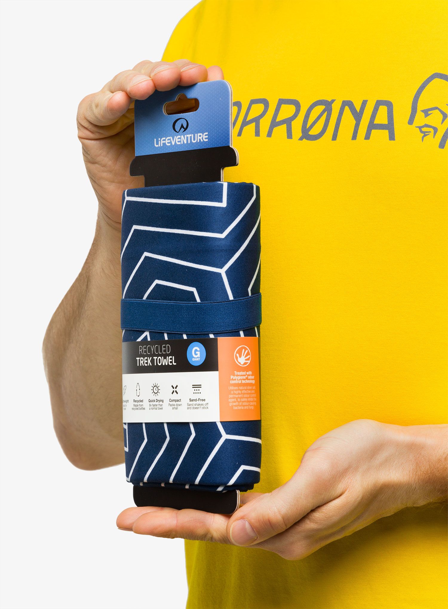 Швидковисихаючий рушник Lifeventure Recycled SoftFibre Trek Towel - navy