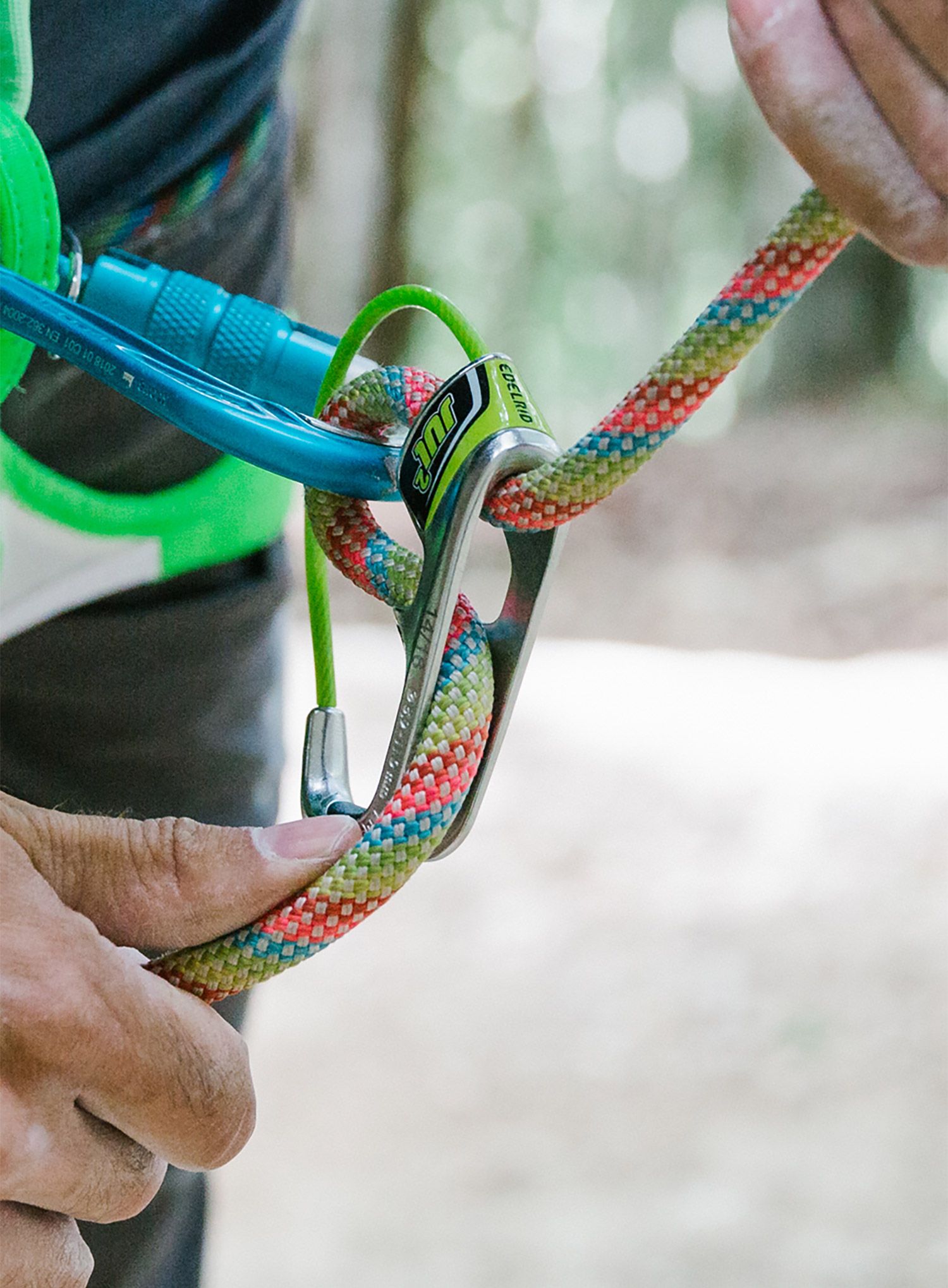 Мотузка динамічна Edelrid Kinglet 9,2 mm 50 m - snow