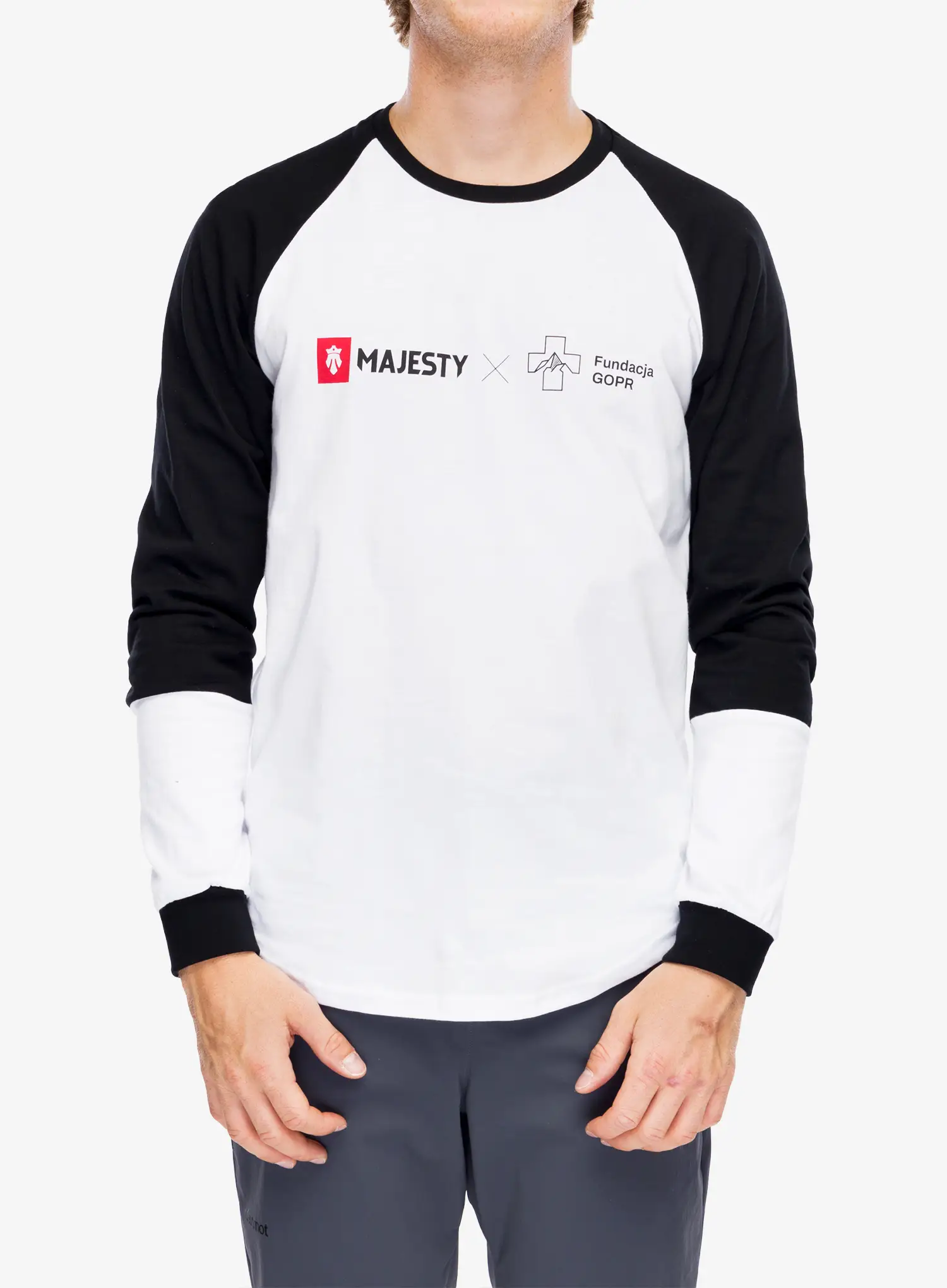 Лонгслів Majesty Fundacja GOPR Ratownik LS - white