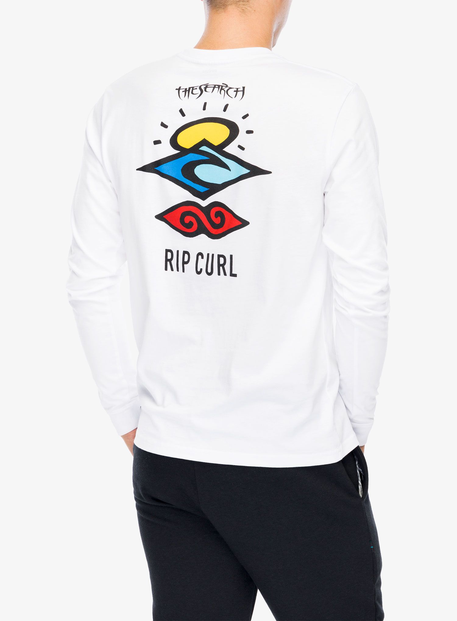 Лонгслів Rip Curl Search Icon L/S Tee - white/white