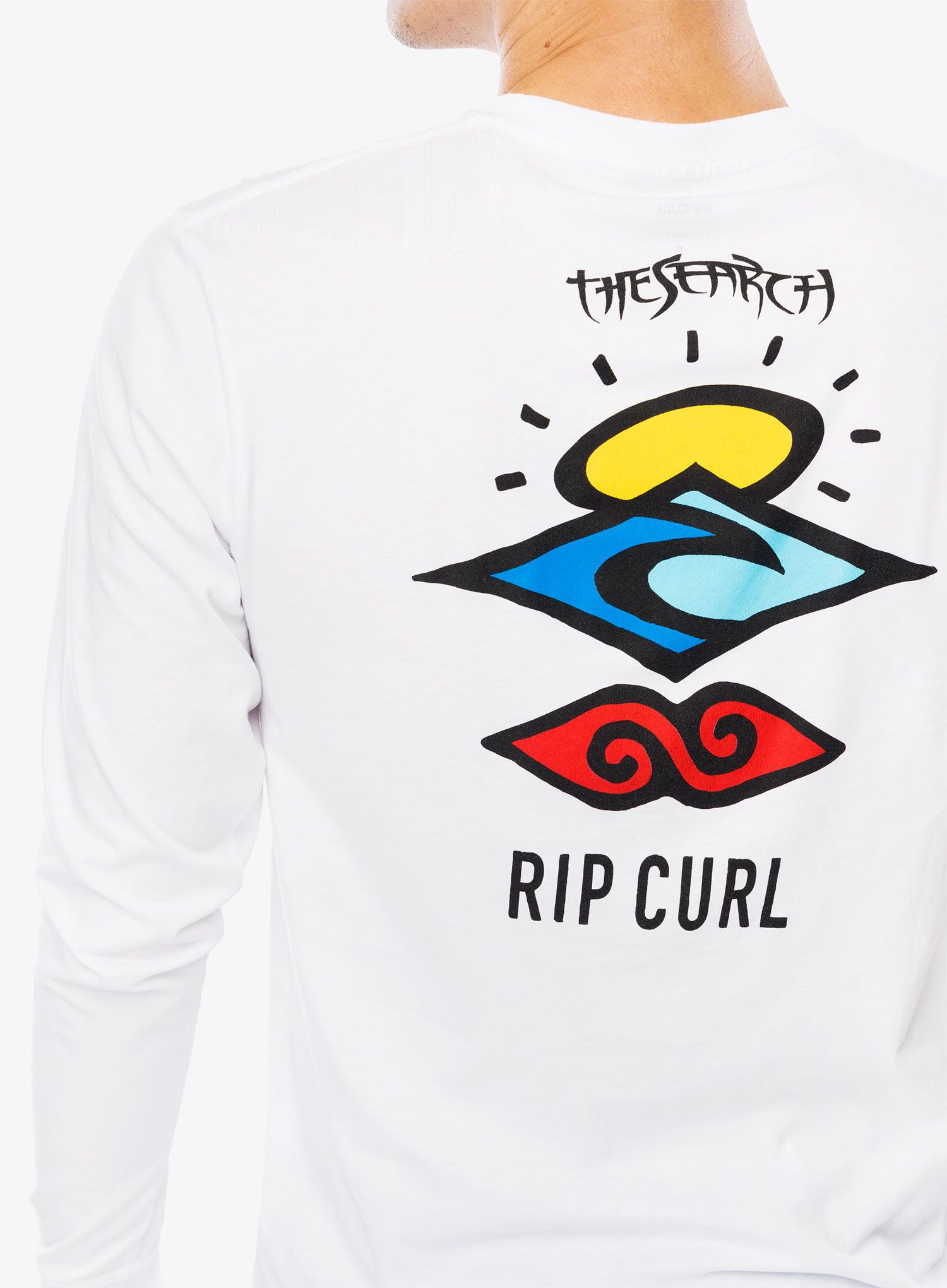 Лонгслів Rip Curl Search Icon L/S Tee - white/white