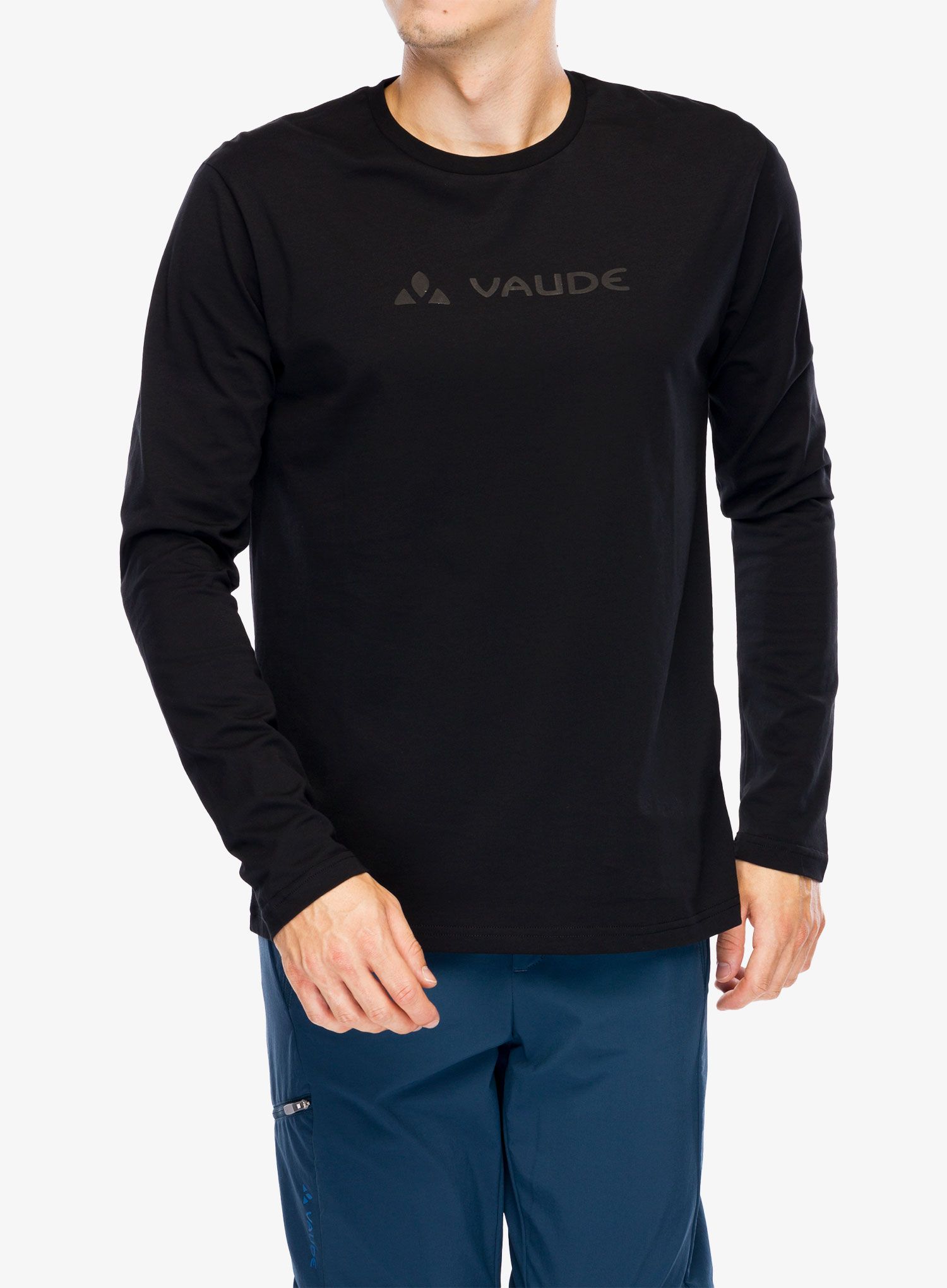 Лонгслів Vaude Logo LS T-Shirt - black