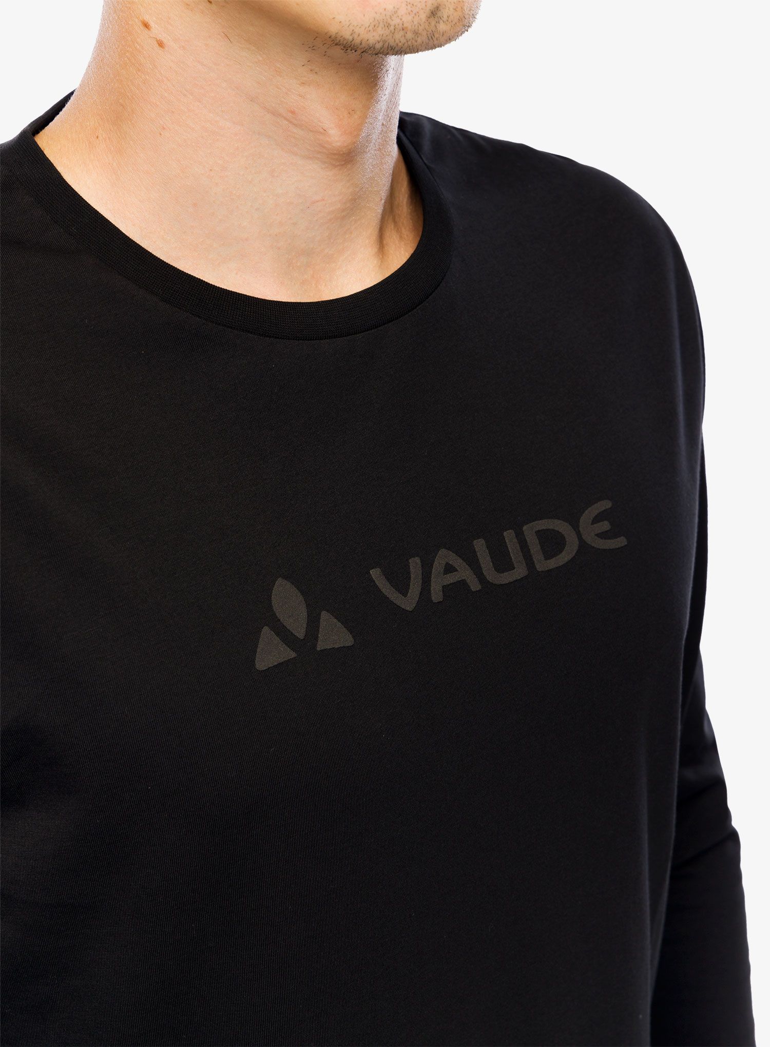 Лонгслів Vaude Logo LS T-Shirt - black
